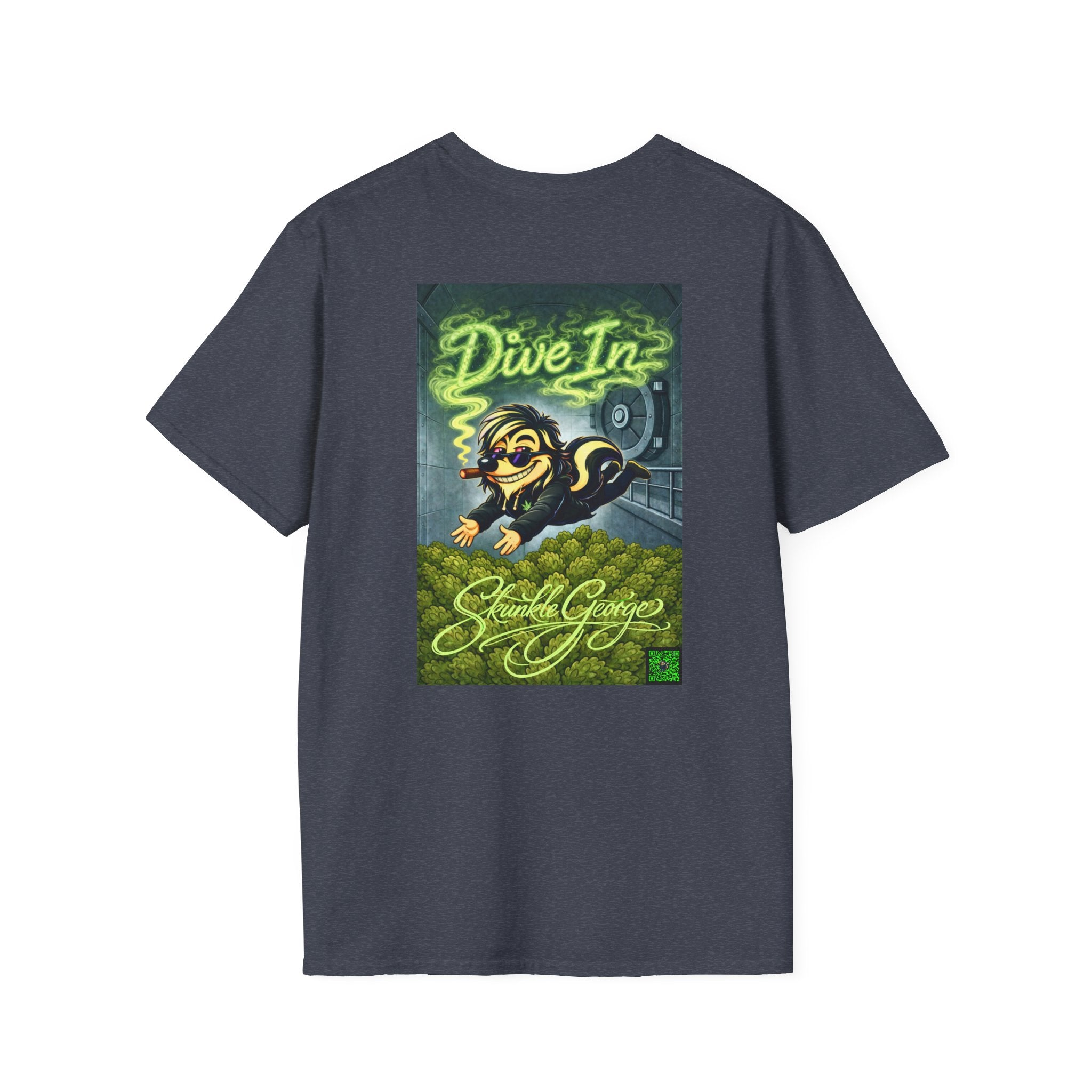 Skunkle George's Canna-Bin Graphic T-Shirt