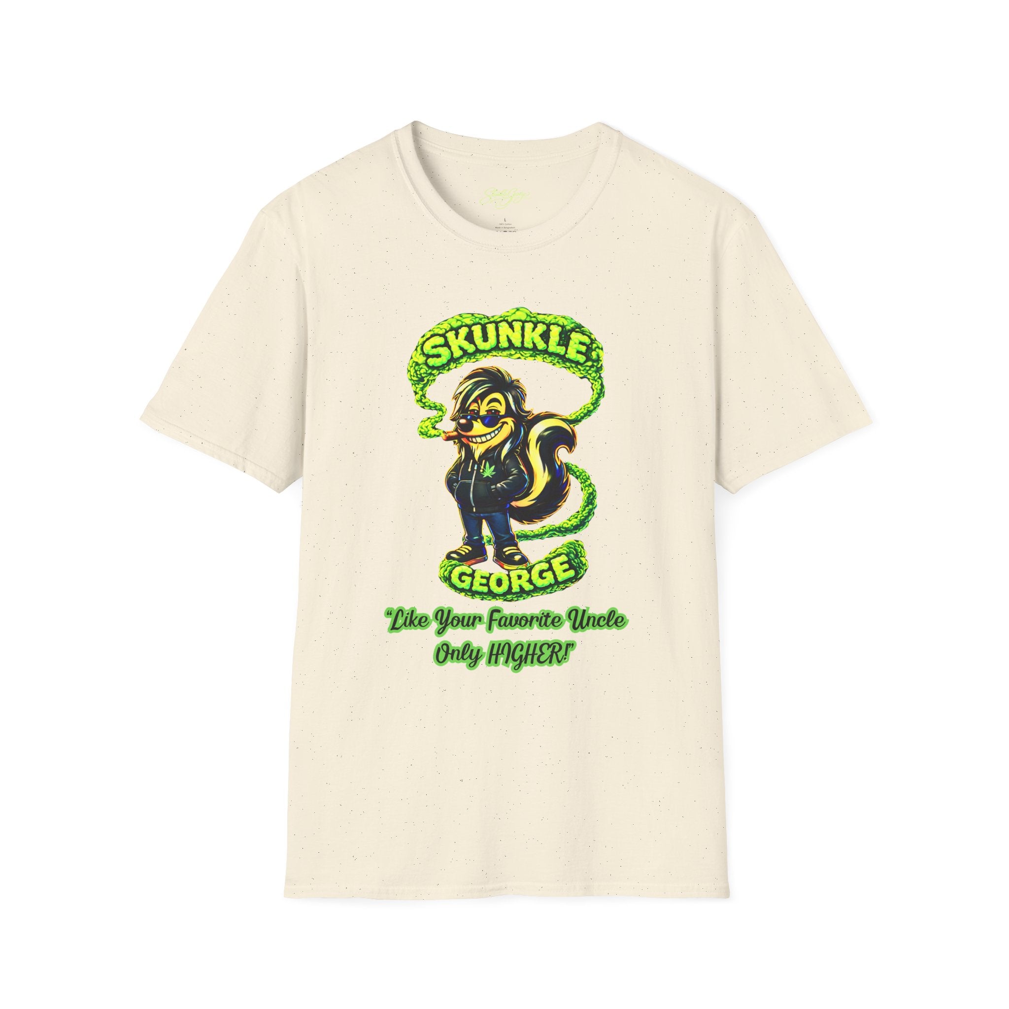 Skunkle George Skunk T-Shirt | Cannabis Canna-Us Graphic Tee
