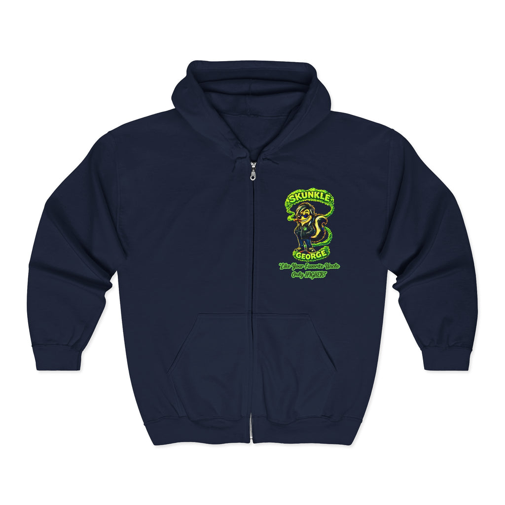 Zip Hoodie — Skunkle George “Pure Imagination” Retro Graphic Zip-Up