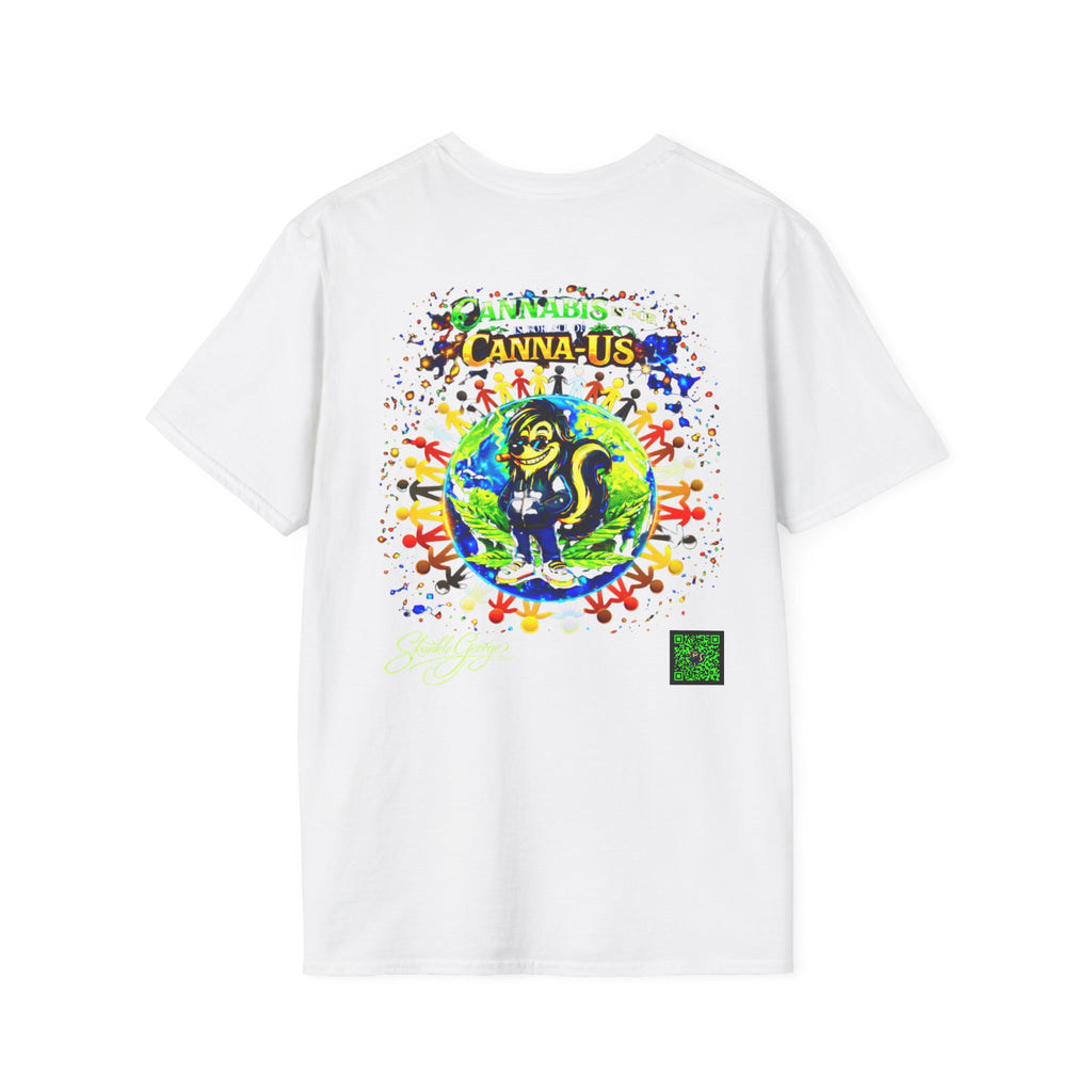 Skunkle George Skunk T-Shirt | Cannabis Canna-Us Graphic Tee
