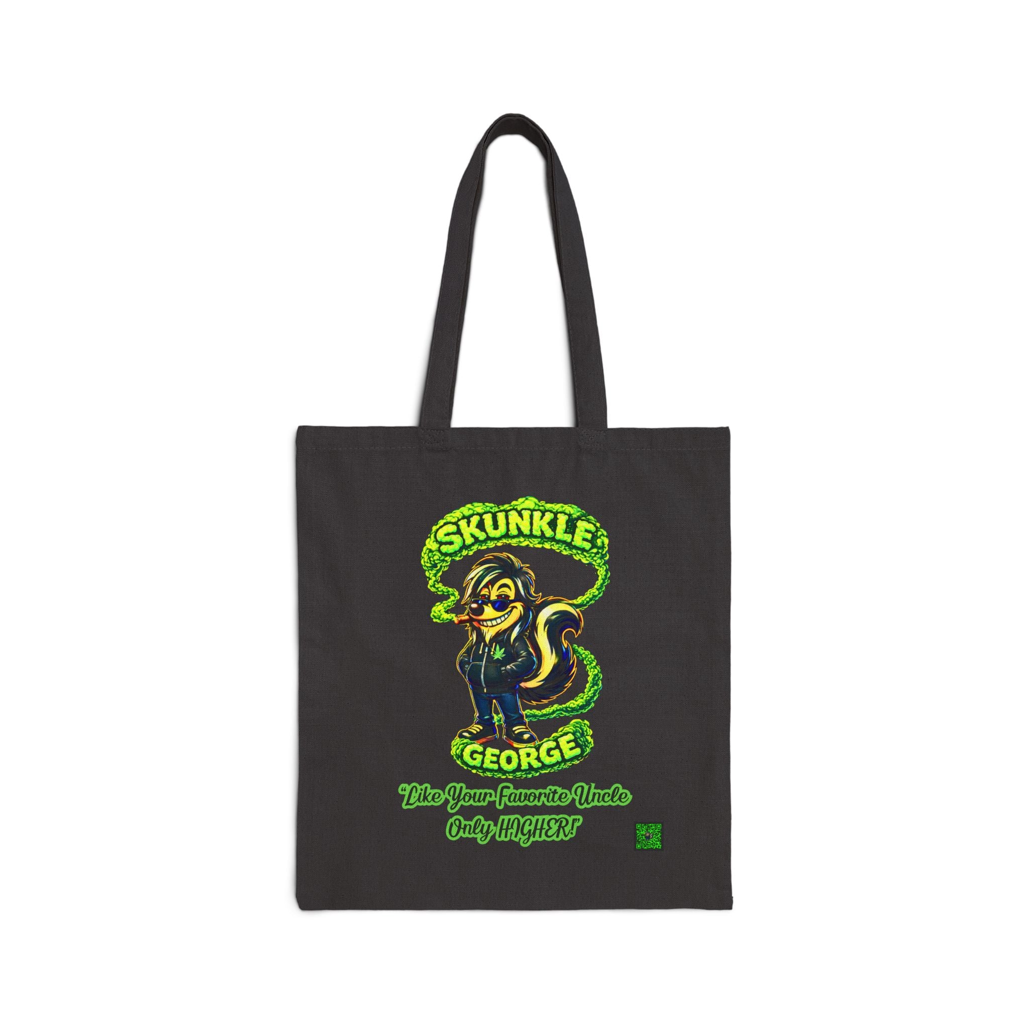 Skunkle George Tote Bag — Cotton Canvas Tote