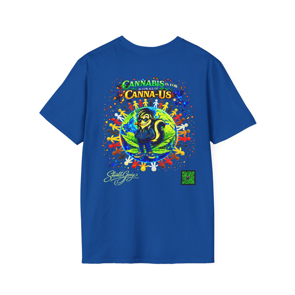 Skunkle George Skunk T-Shirt | Cannabis Canna-Us Graphic Tee