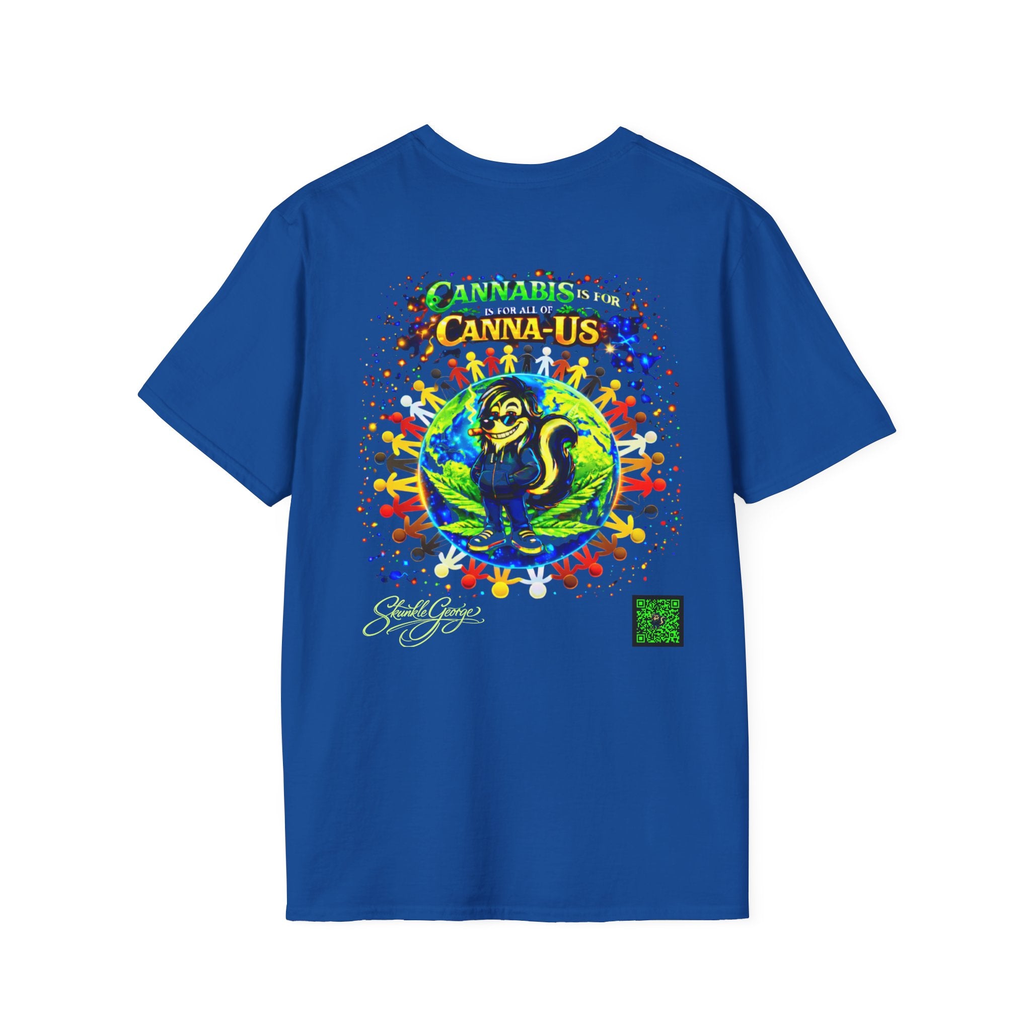 Skunkle George Skunk T-Shirt | Cannabis Canna-Us Graphic Tee