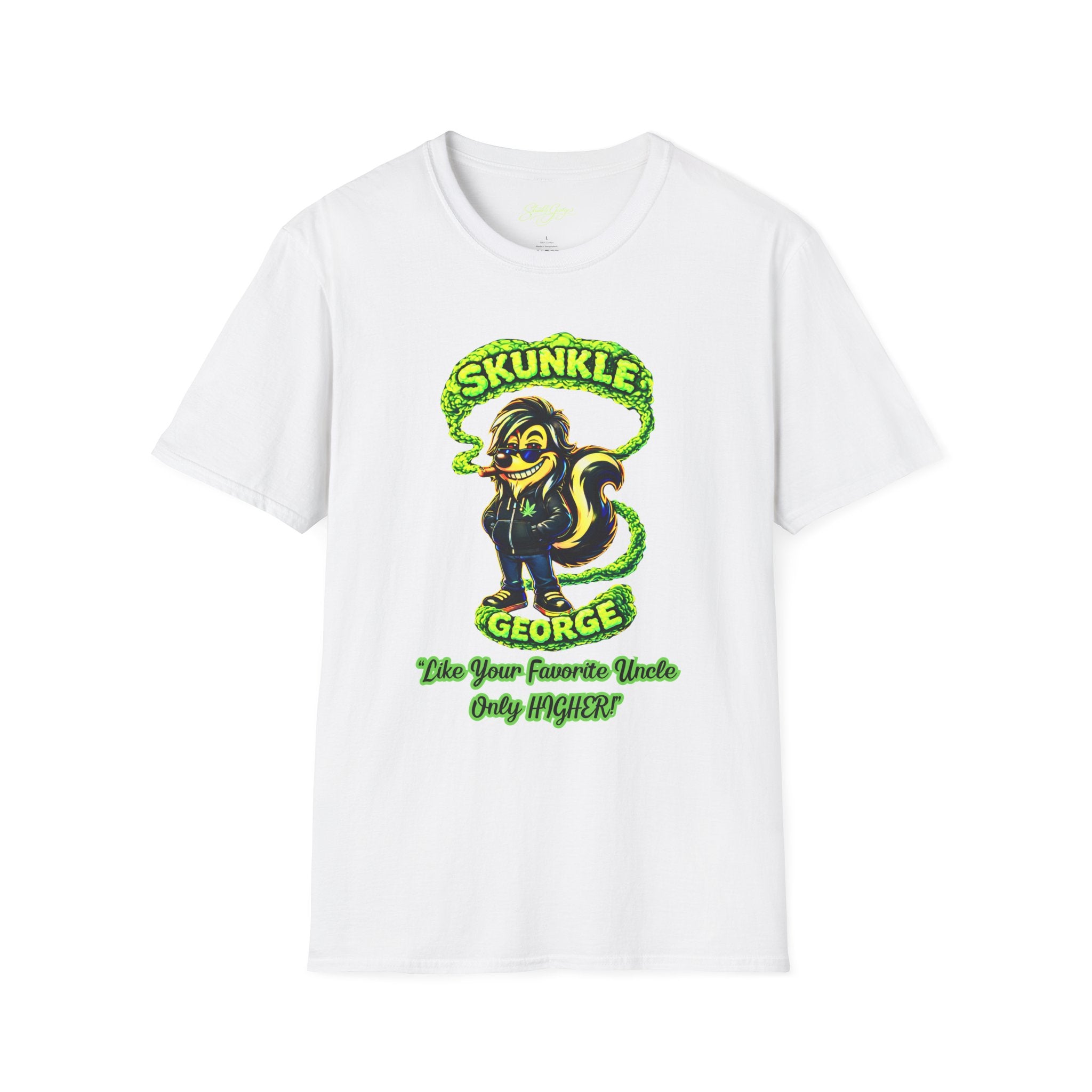 Skunkle George Skunk T-Shirt | Cannabis Canna-Us Graphic Tee