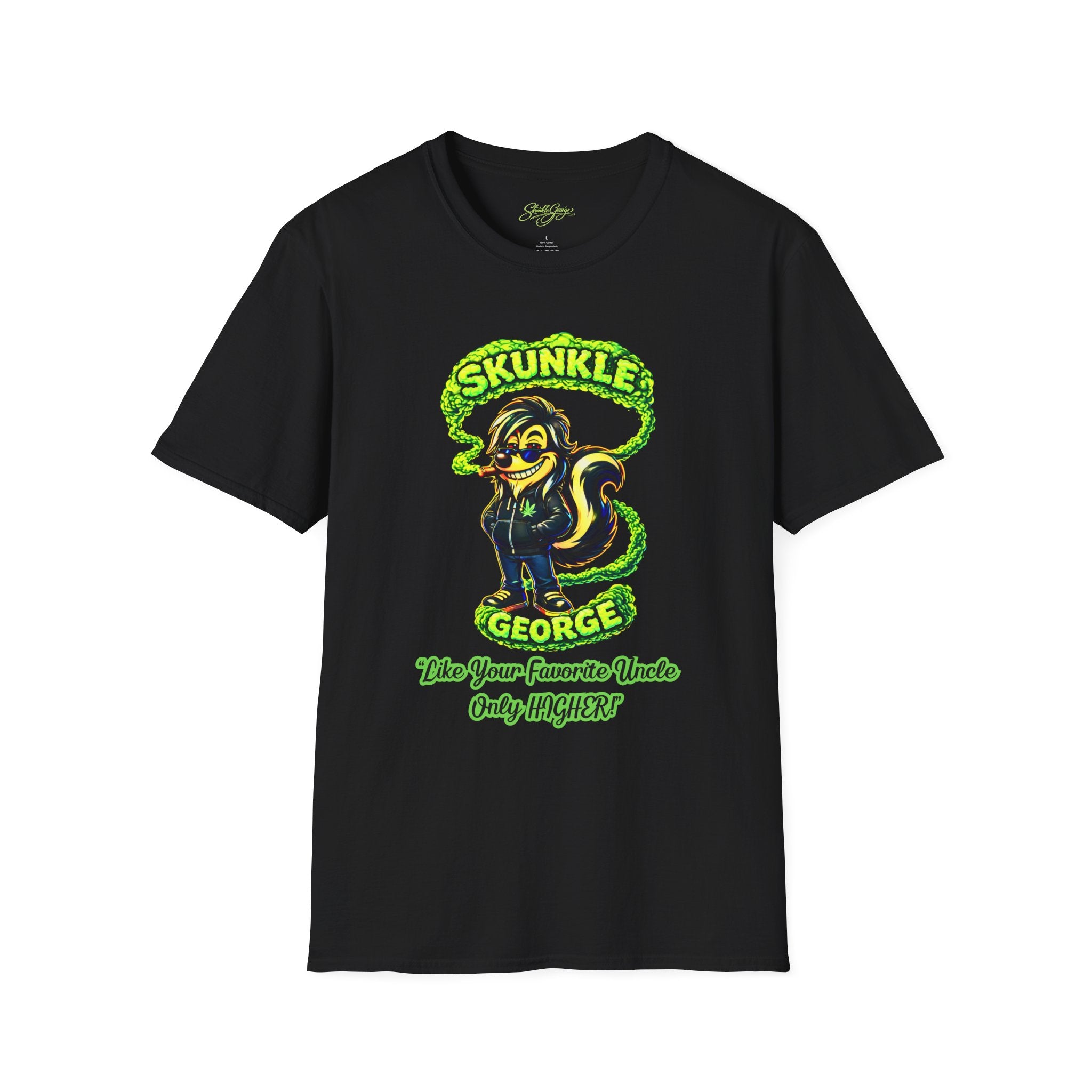 Skunkle George Skunk T-Shirt | Cannabis Canna-Us Graphic Tee