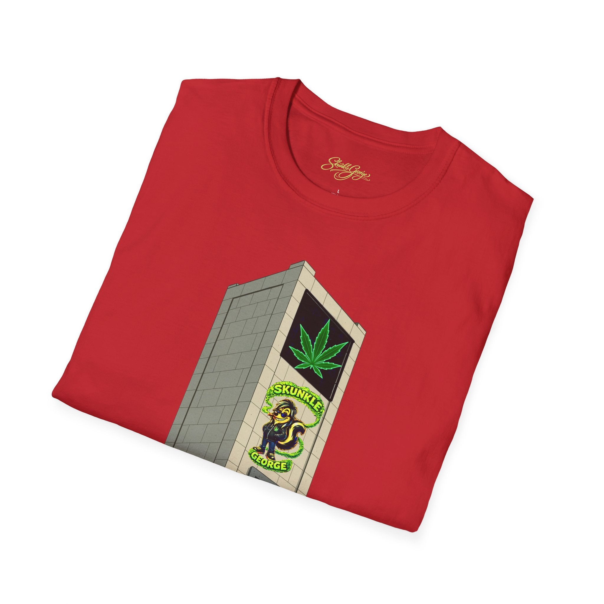Skunkle George's Canna-Bin Graphic T-Shirt