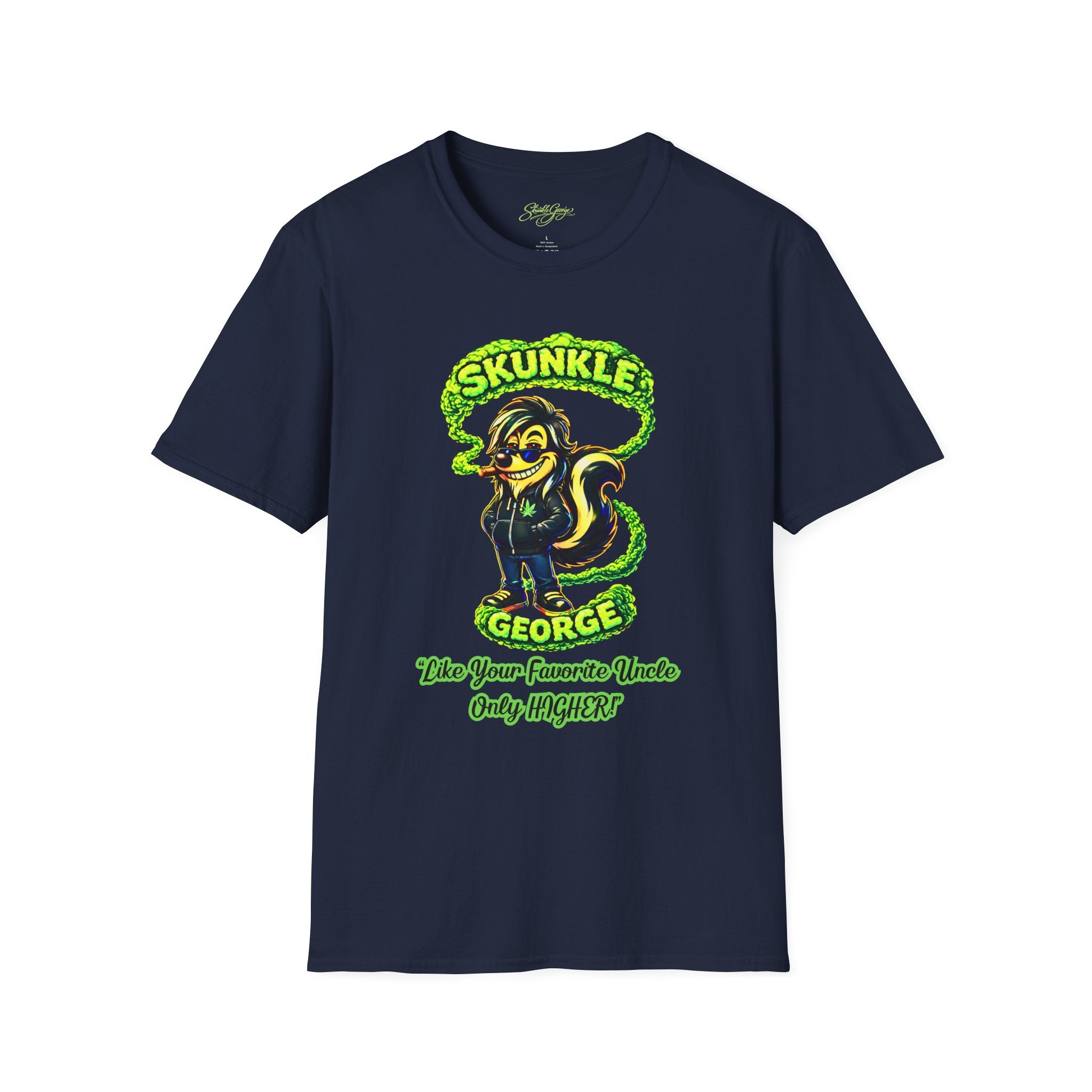 Skunkle George Skunk T-Shirt | Cannabis Canna-Us Graphic Tee