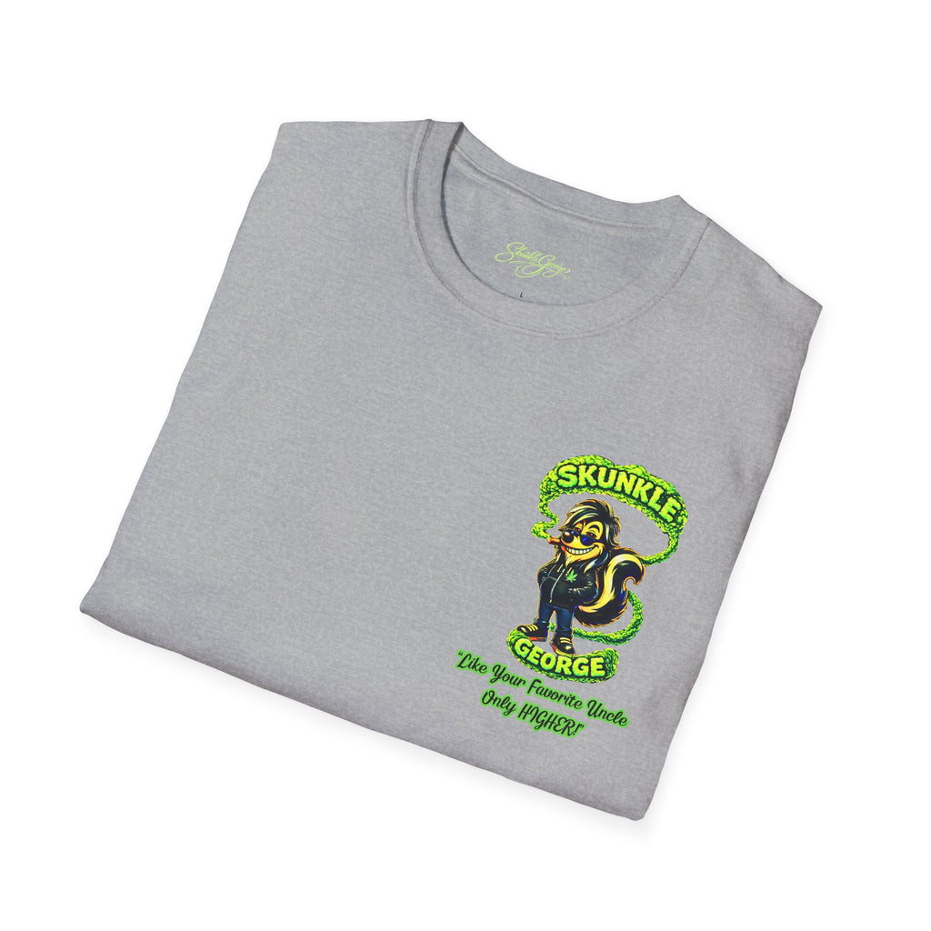 Skunkle George Cinematic T-Shirt — "You're Gonna Need A Bigger Bag!!!" Retro Cinematic Graphic Tee