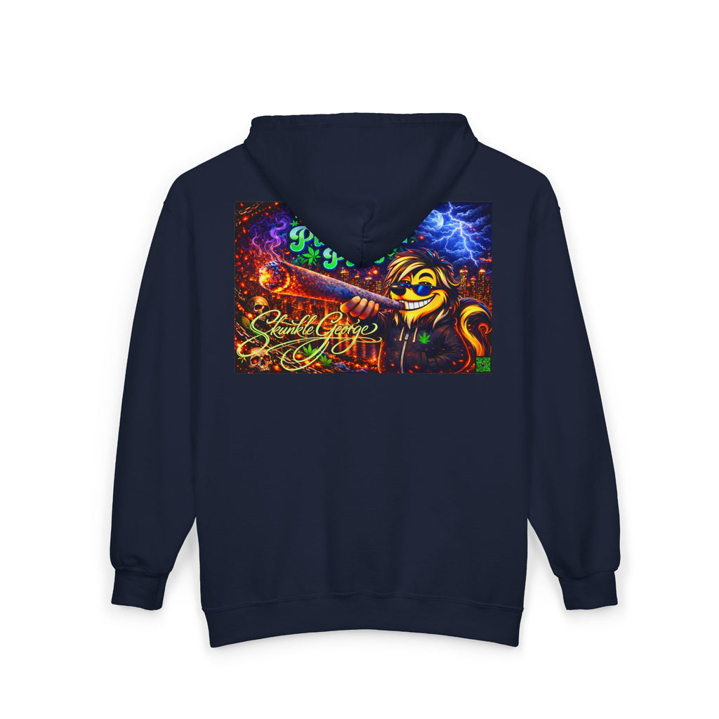 Zip Hoodie - "This Too Shall Puff Puff Pass" Colorful Stoner Graphic