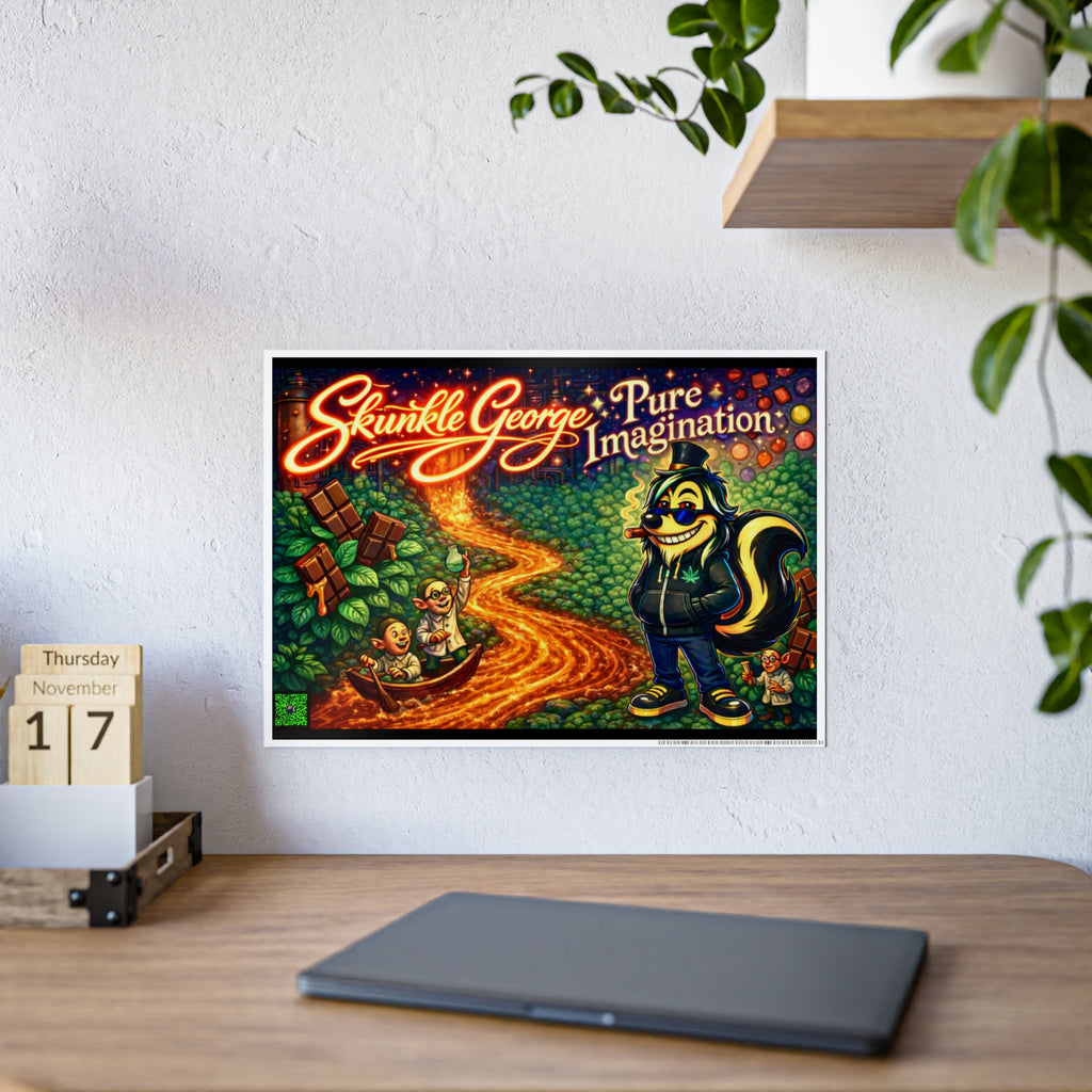 Gloss Poster — "Skunkle George: Pure Imagination" Art Print
