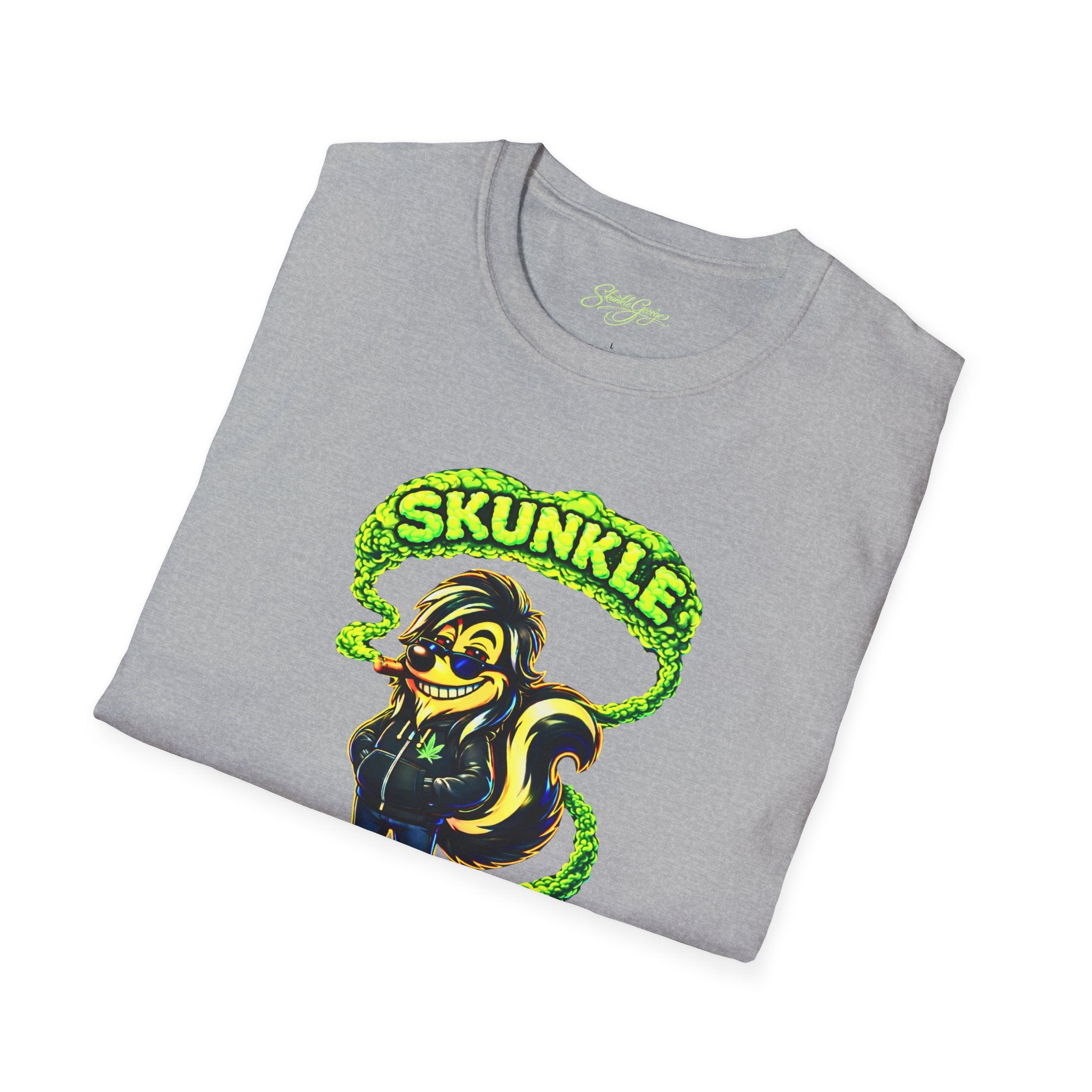 Skunkle George Skunk T-Shirt | Cannabis Canna-Us Graphic Tee