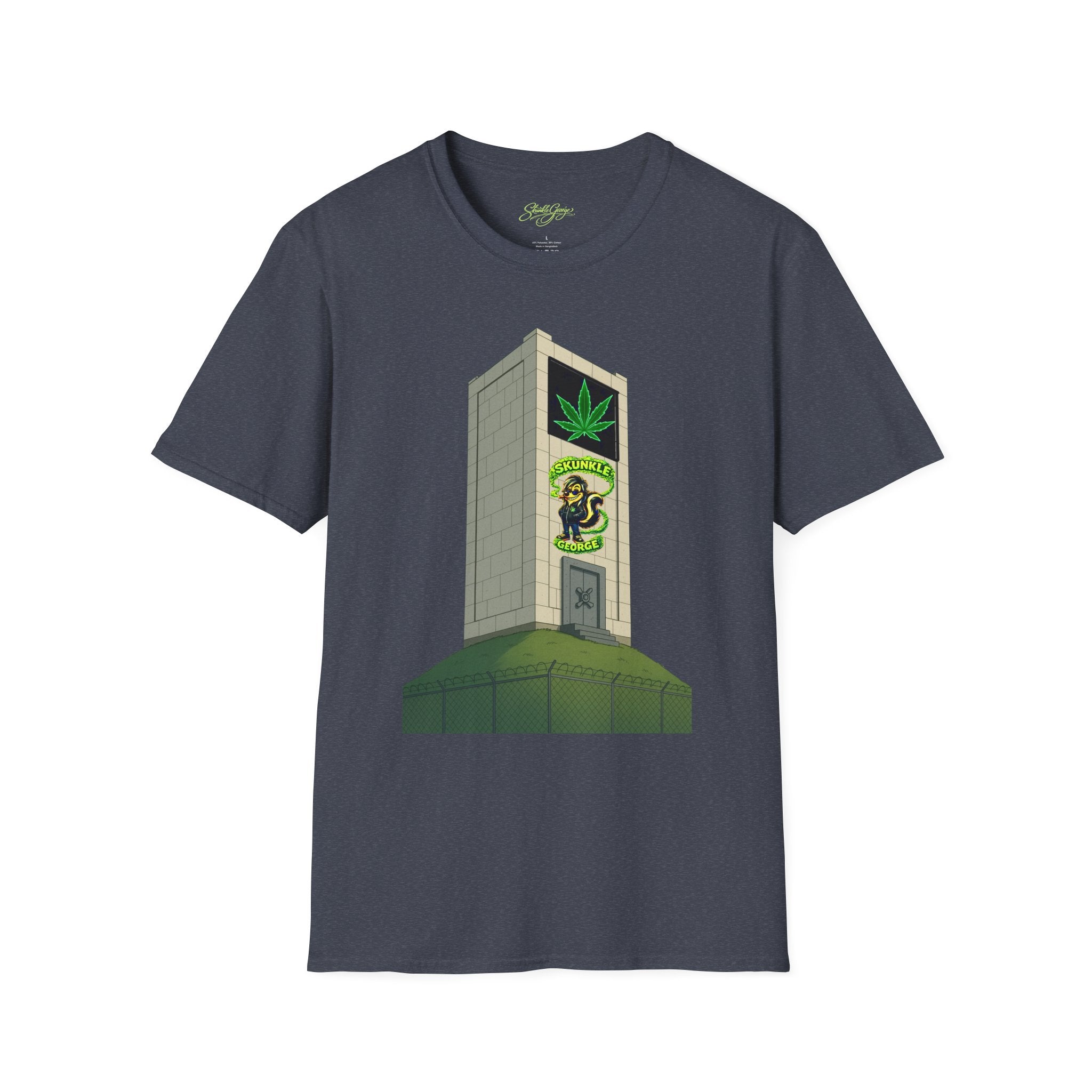 Skunkle George's Canna-Bin Graphic T-Shirt