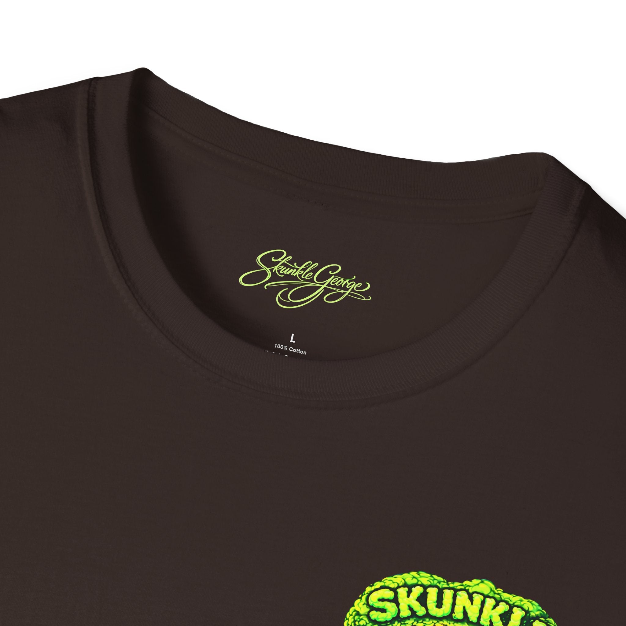 Skunkle George Cinematic T-Shirt — "You're Gonna Need A Bigger Bag!!!" Retro Cinematic Graphic Tee