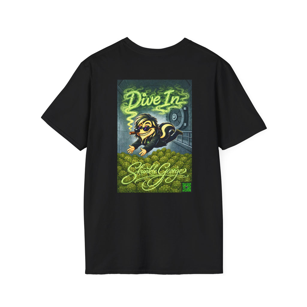 Skunkle George's Canna-Bin Graphic T-Shirt