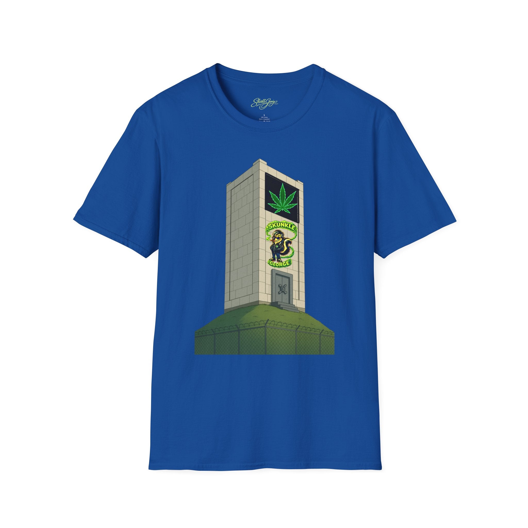 Skunkle George's Canna-Bin Graphic T-Shirt