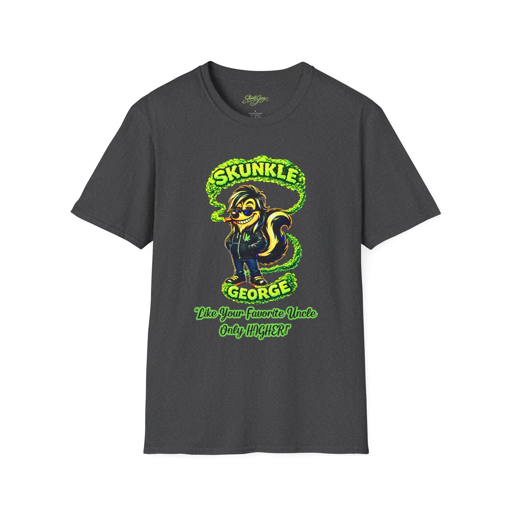 Skunkle George Skunk T-Shirt | Cannabis Canna-Us Graphic Tee