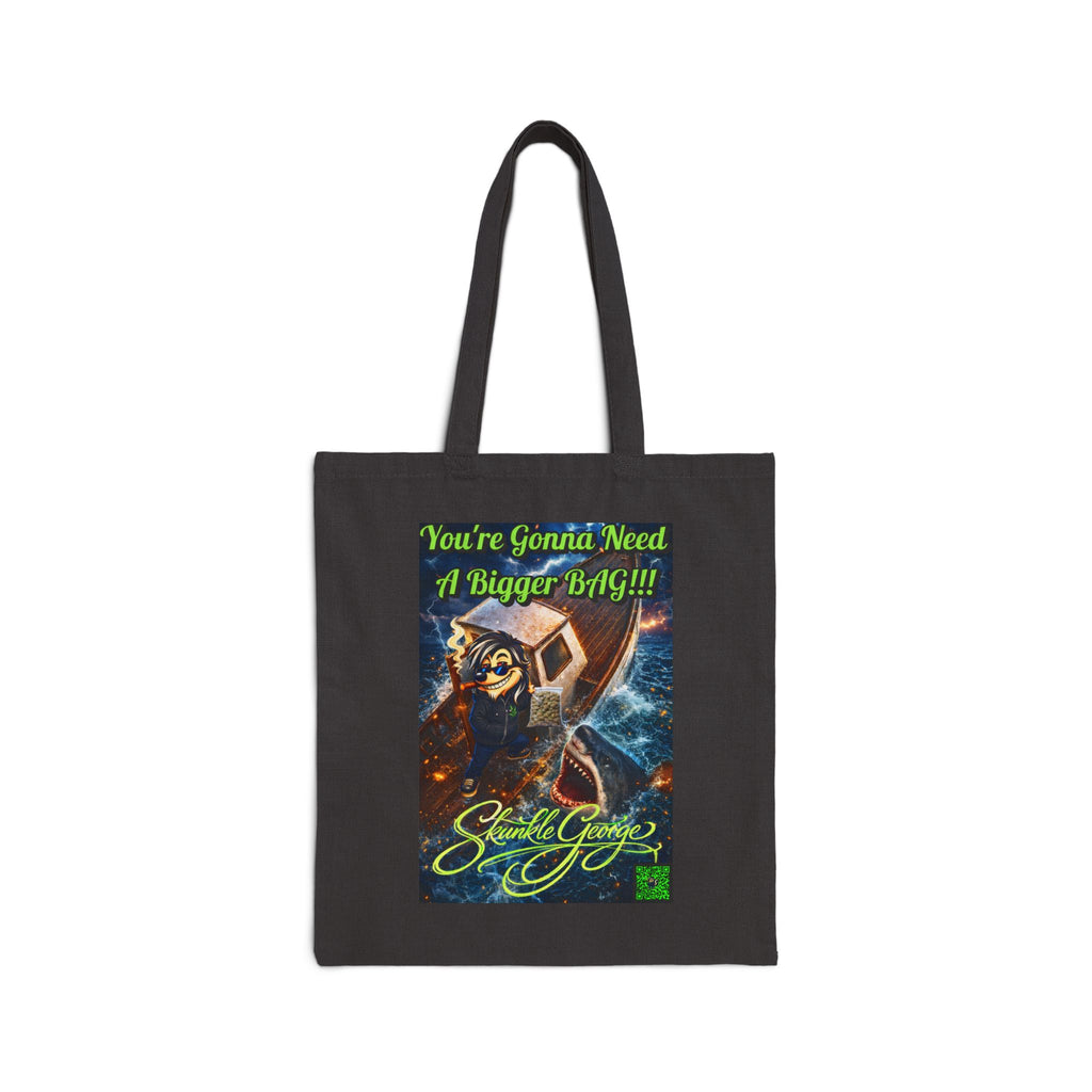 Skunkle George Tote Bag — Cotton Canvas Tote