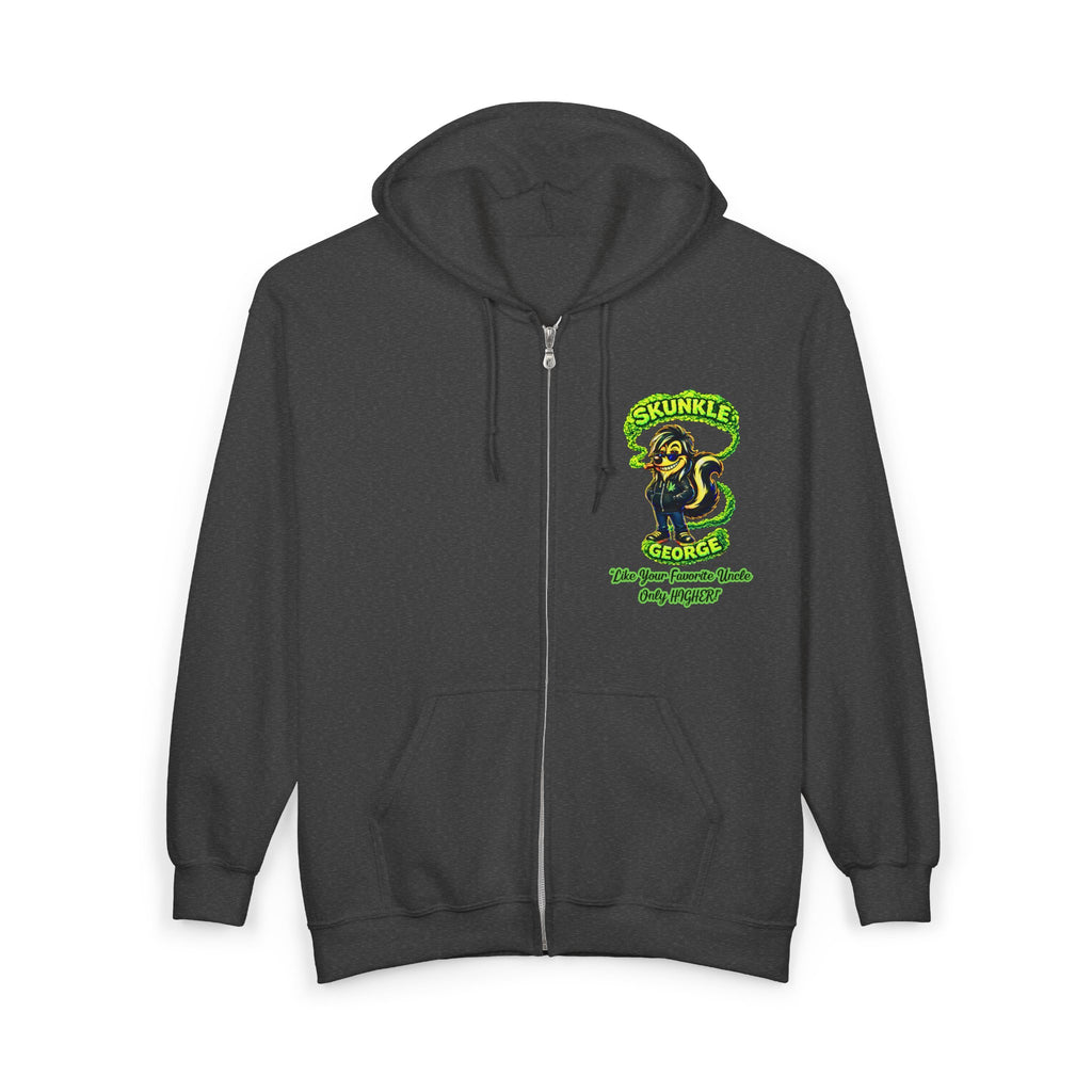Zip Hoodie — Skunkle George “Pure Imagination” Retro Graphic Zip-Up