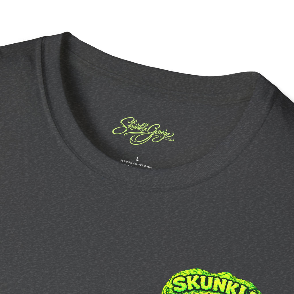 Skunkle George Cinematic T-Shirt — "You're Gonna Need A Bigger Bag!!!" Retro Cinematic Graphic Tee