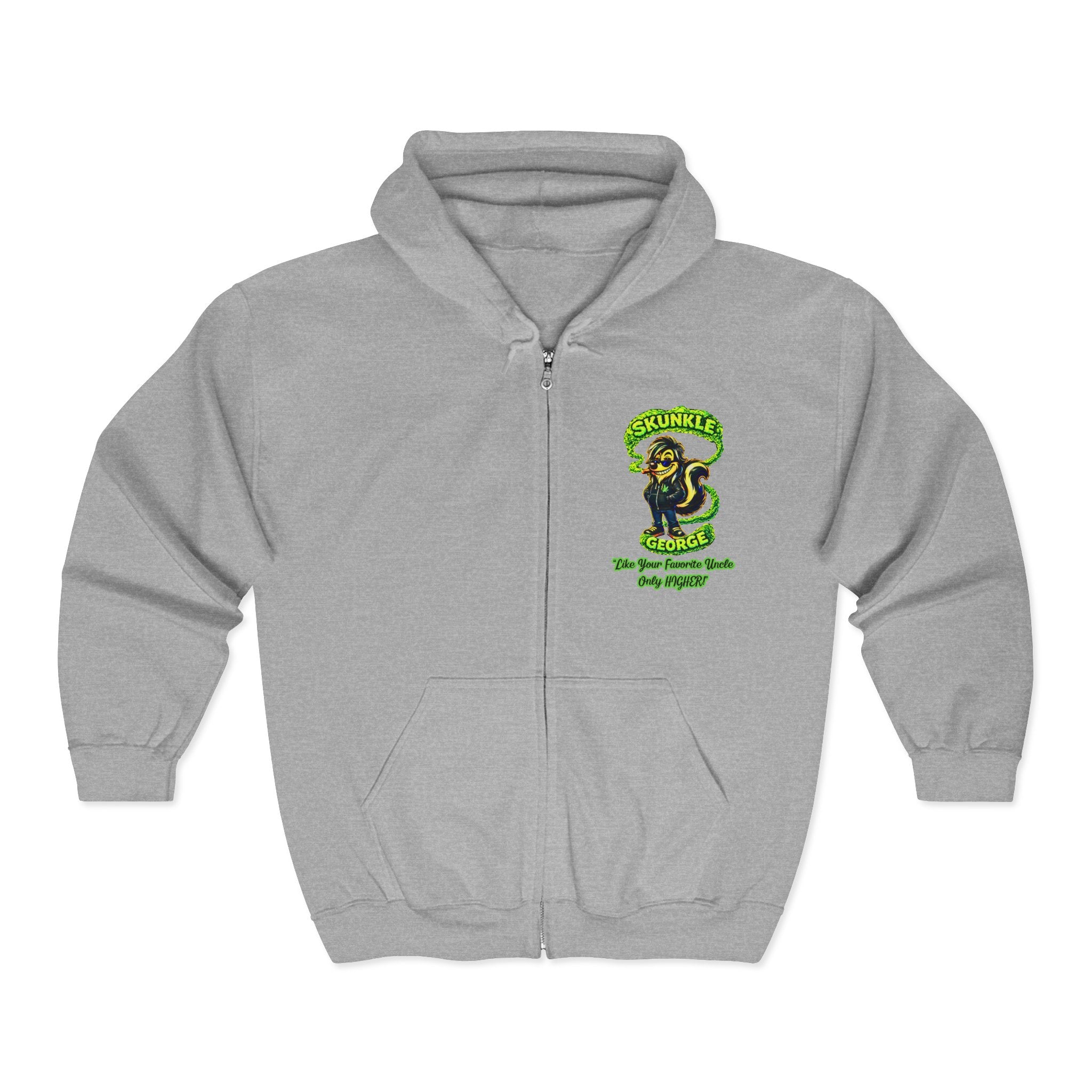 Full-Zip Hoodie — 'If You Know You Know' Retro Bar Scene Zip-Up