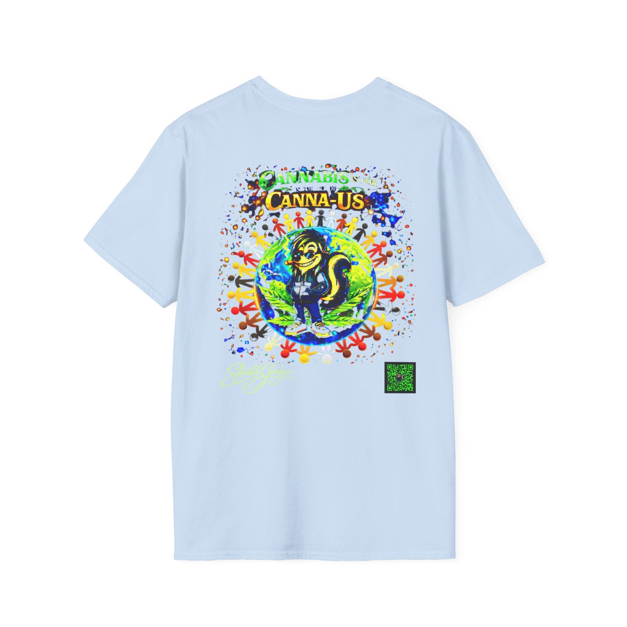 Skunkle George Skunk T-Shirt | Cannabis Canna-Us Graphic Tee