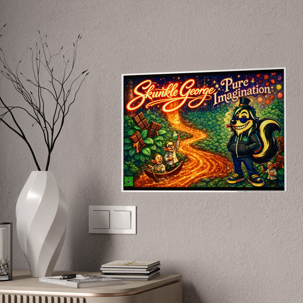 Gloss Poster — "Skunkle George: Pure Imagination" Art Print