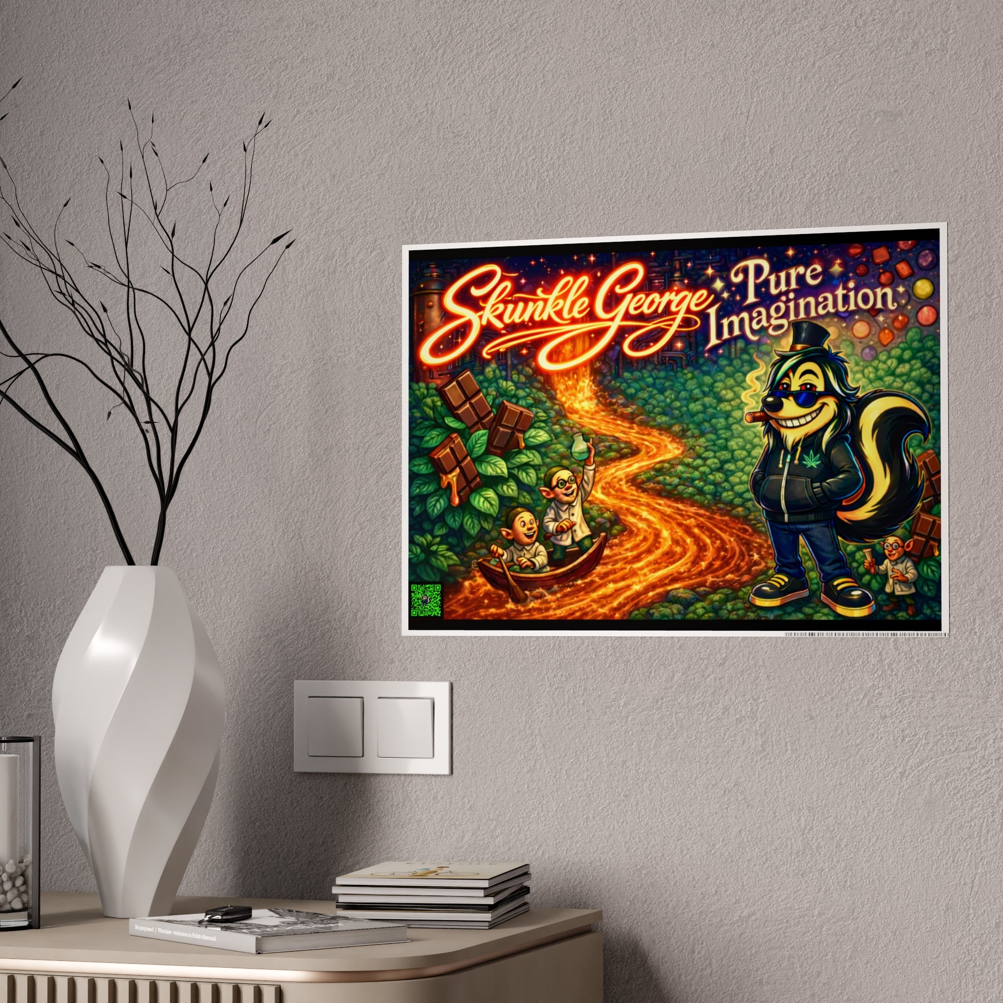 Gloss Poster — "Skunkle George: Pure Imagination" Art Print