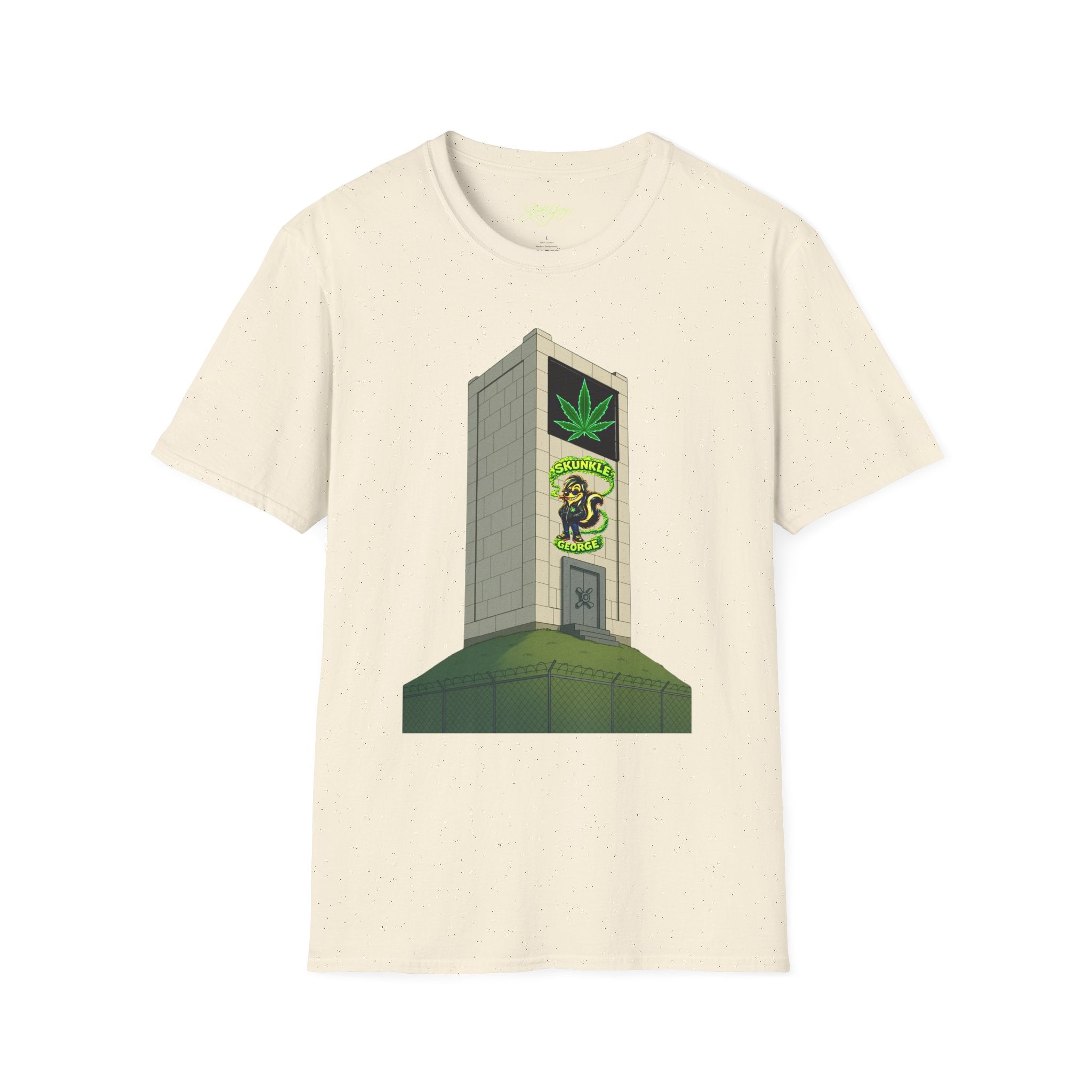 Skunkle George's Canna-Bin Graphic T-Shirt