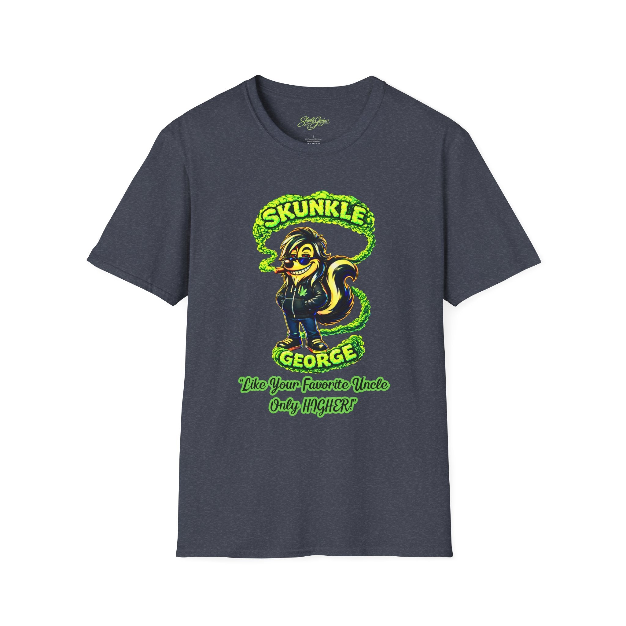 Skunkle George Skunk T-Shirt | Cannabis Canna-Us Graphic Tee