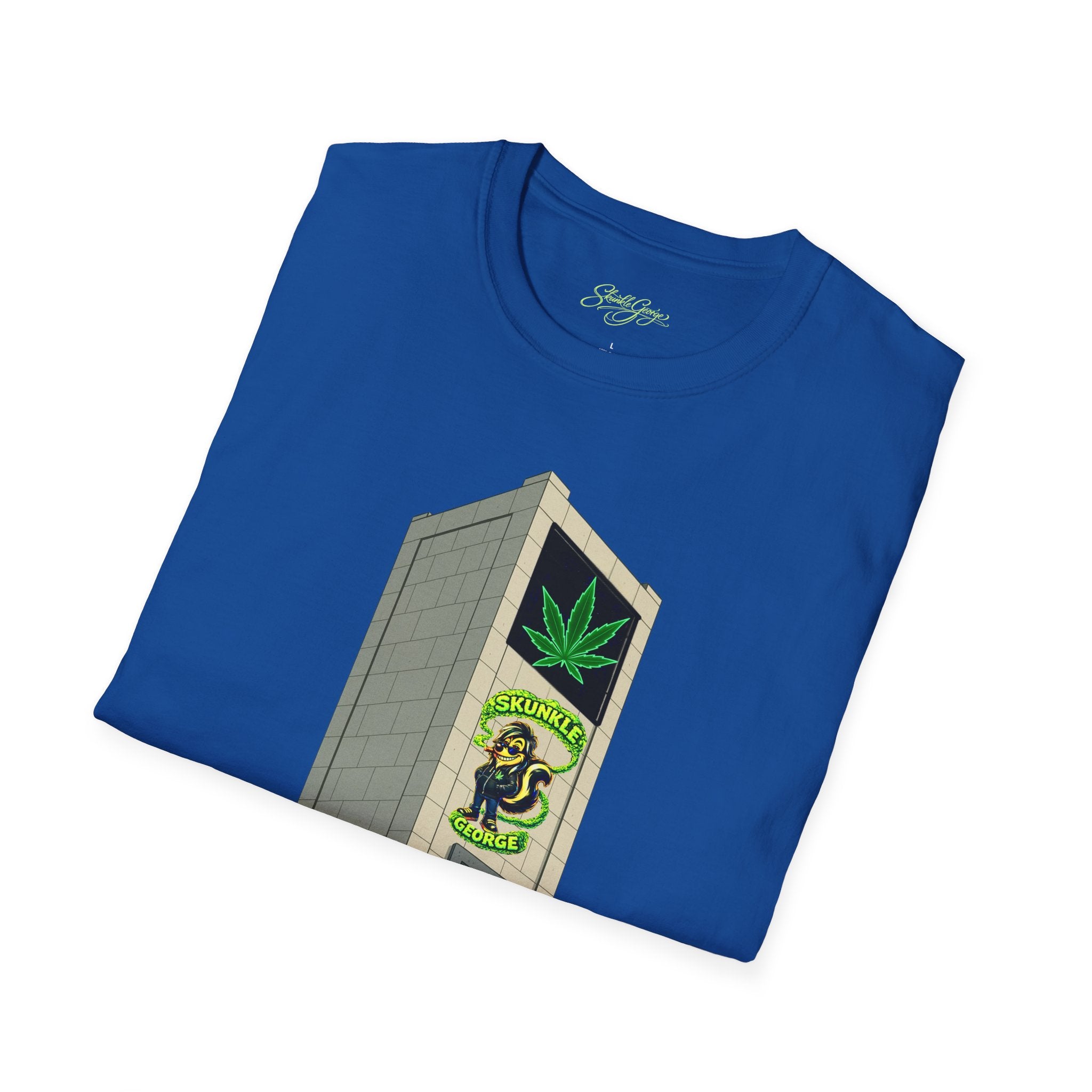 Skunkle George's Canna-Bin Graphic T-Shirt