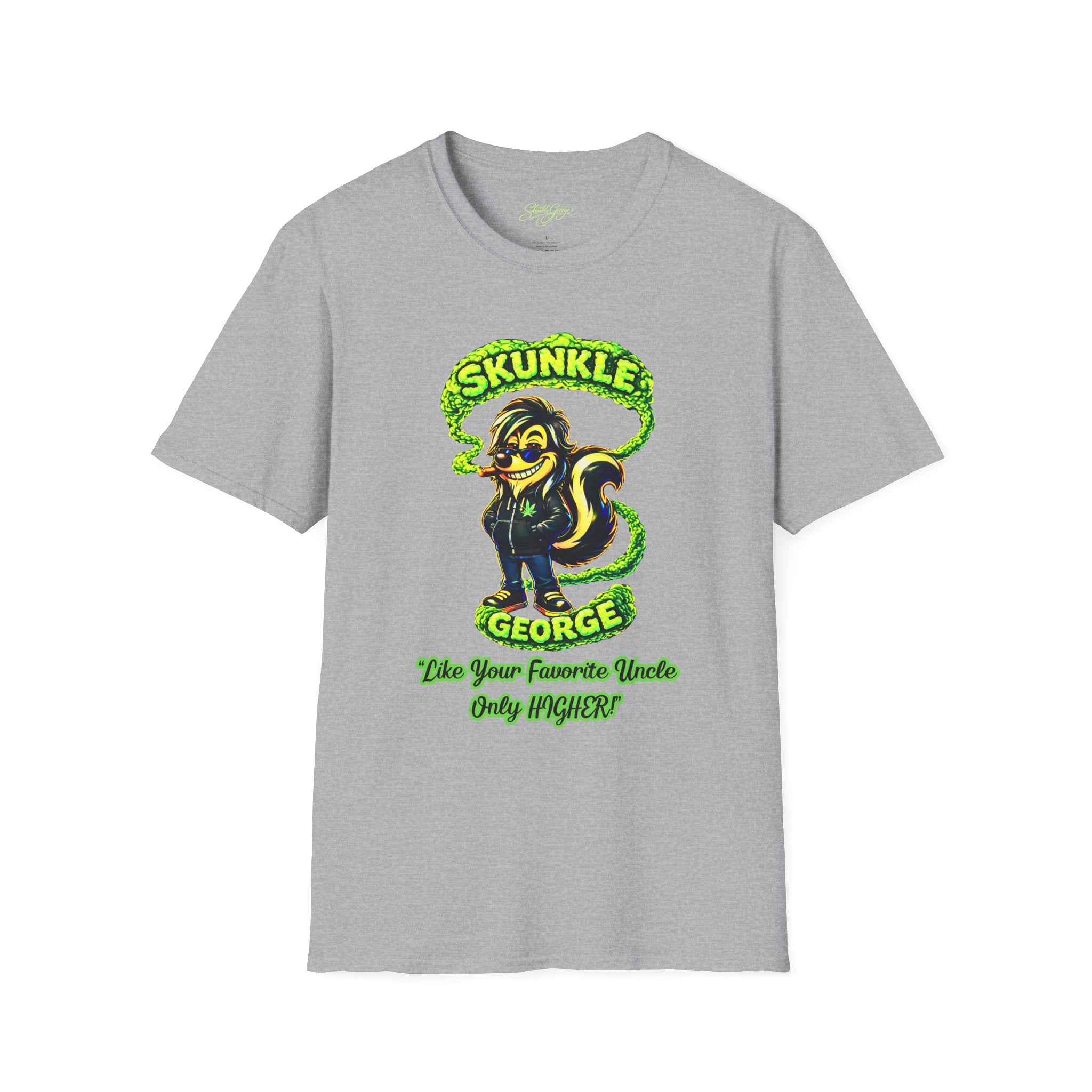 Skunkle George Skunk T-Shirt | Cannabis Canna-Us Graphic Tee