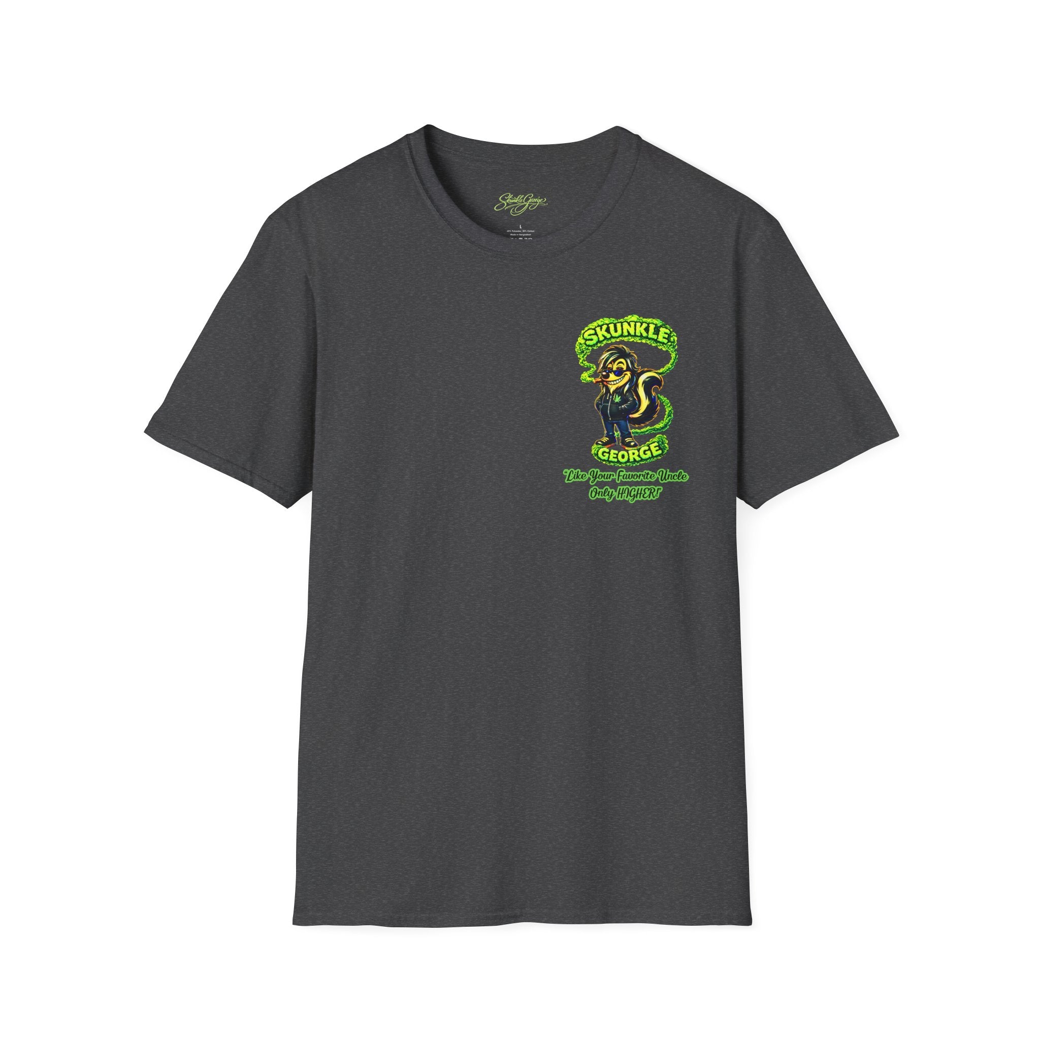 Skunkle George Cinematic T-Shirt — "You're Gonna Need A Bigger Bag!!!" Retro Cinematic Graphic Tee