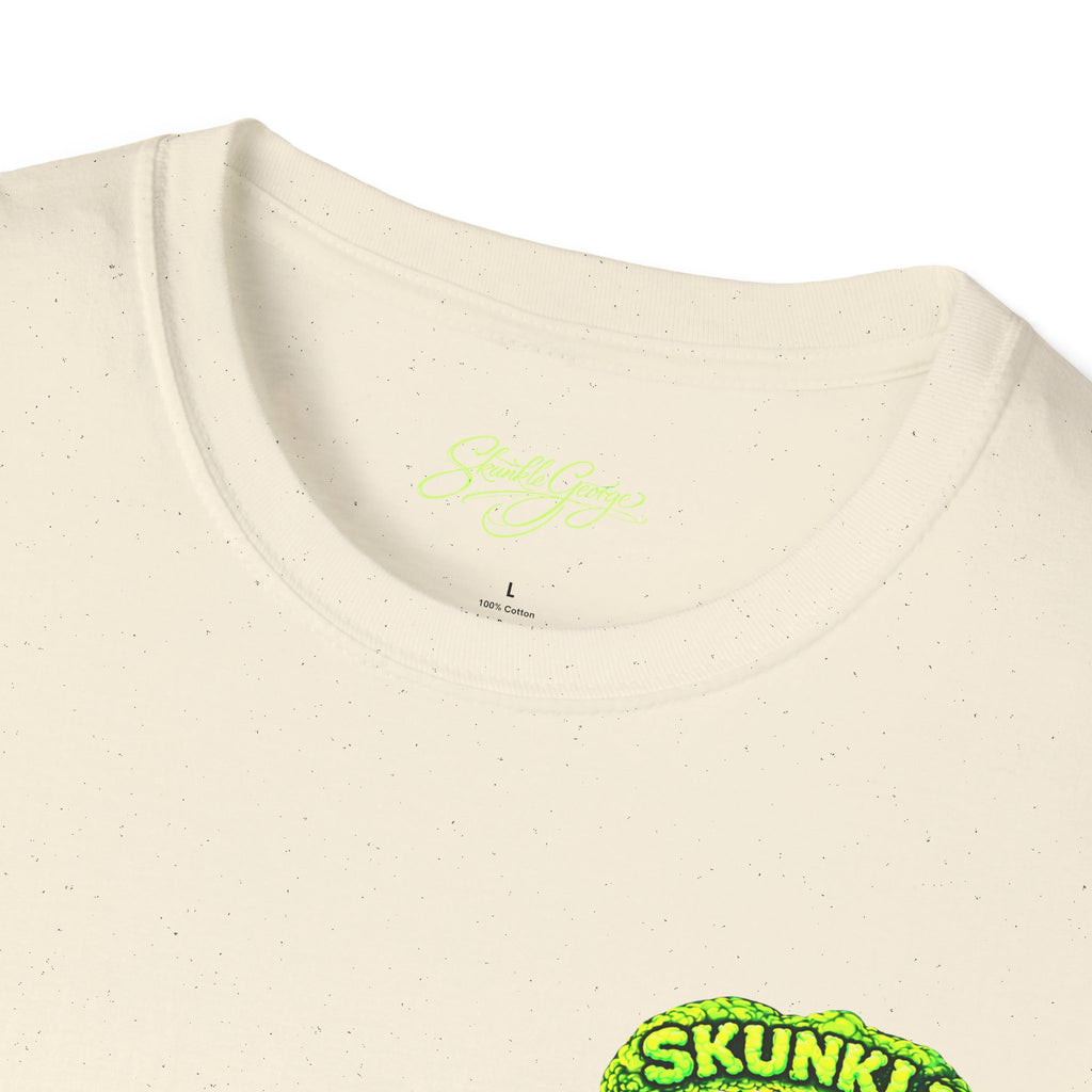 Skunkle George T-Shirt | Retro Cannabis Edibles Rocket Shirt