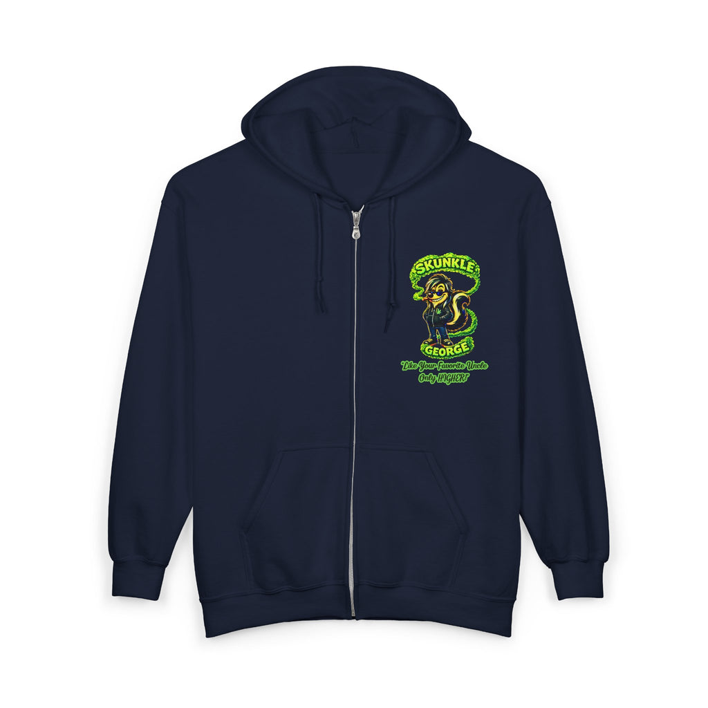 Zip Hoodie - "This Too Shall Puff Puff Pass" Colorful Stoner Graphic
