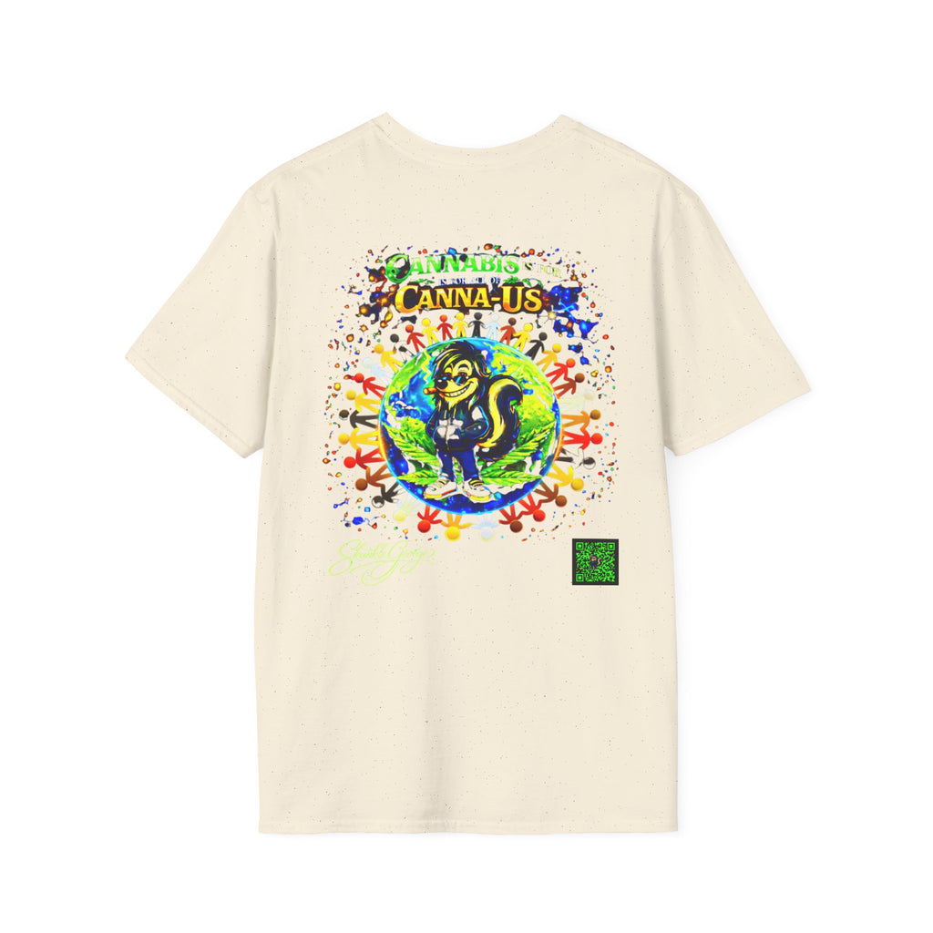 Skunkle George Skunk T-Shirt | Cannabis Canna-Us Graphic Tee