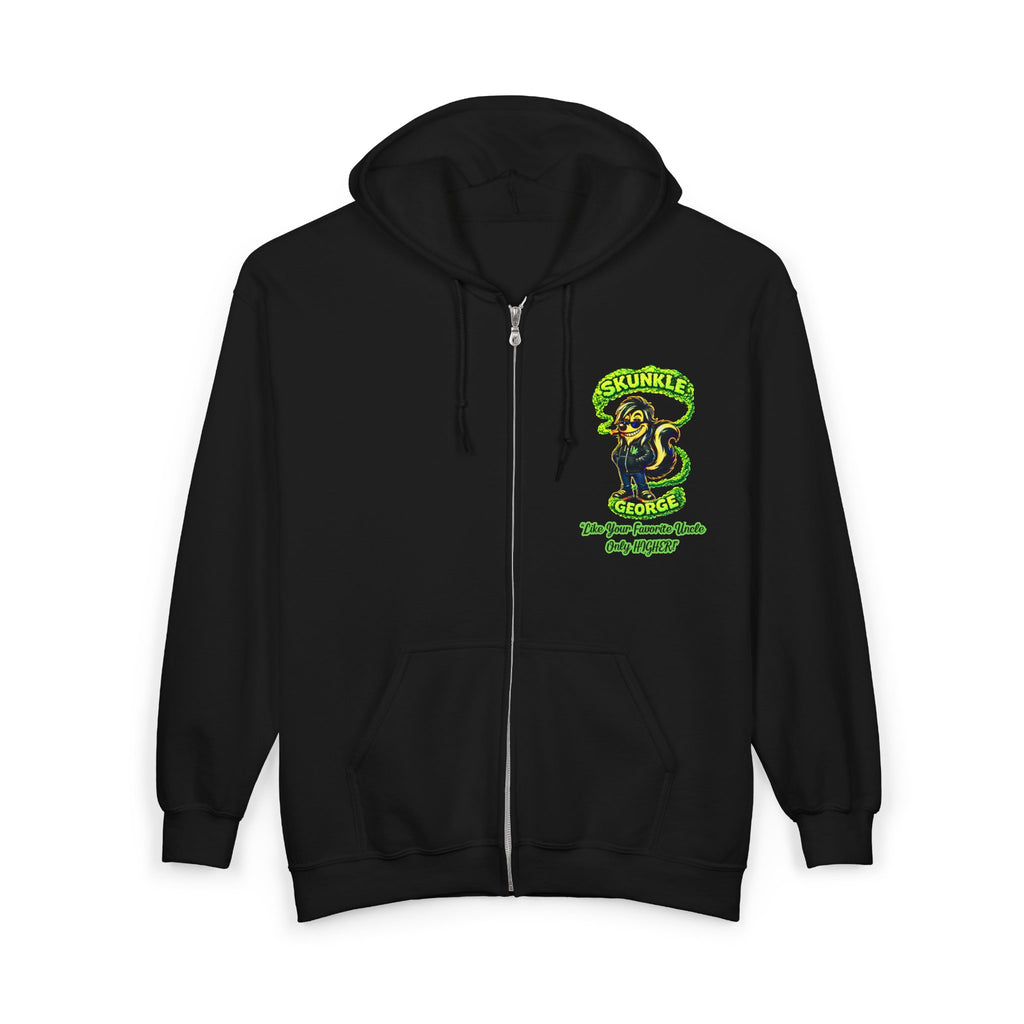 Zip Hoodie - "This Too Shall Puff Puff Pass" Colorful Stoner Graphic