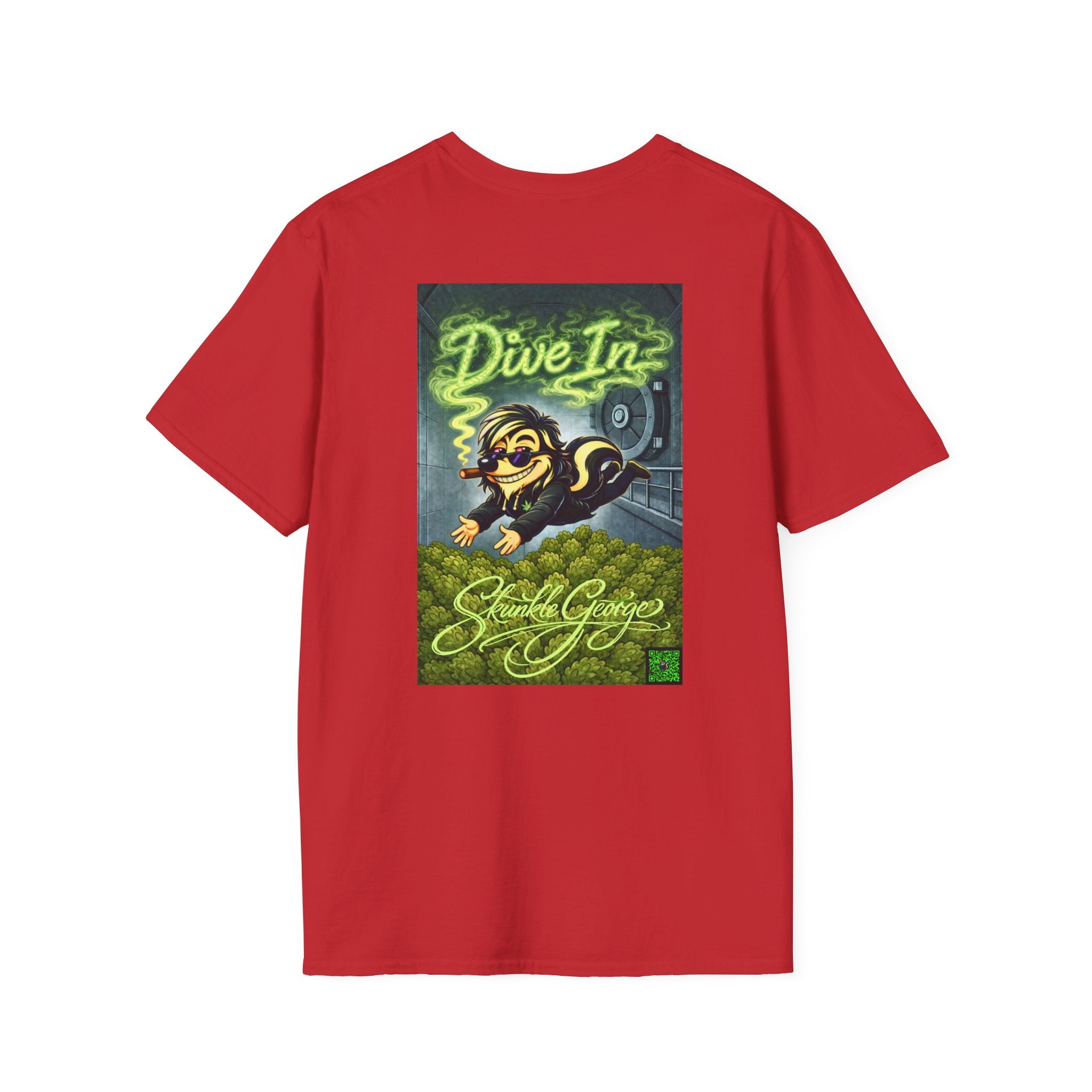 Skunkle George's Canna-Bin Graphic T-Shirt