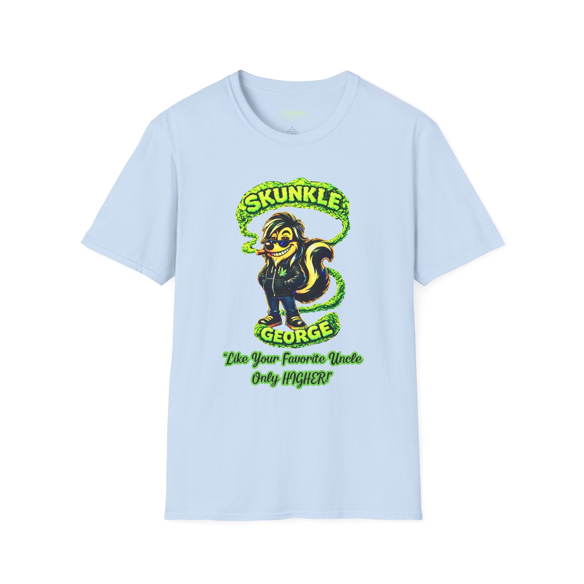Skunkle George Skunk T-Shirt | Cannabis Canna-Us Graphic Tee