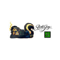 Skunk Character Die-Cut Sticker — Chill Cartoon Skunk DTF Decal