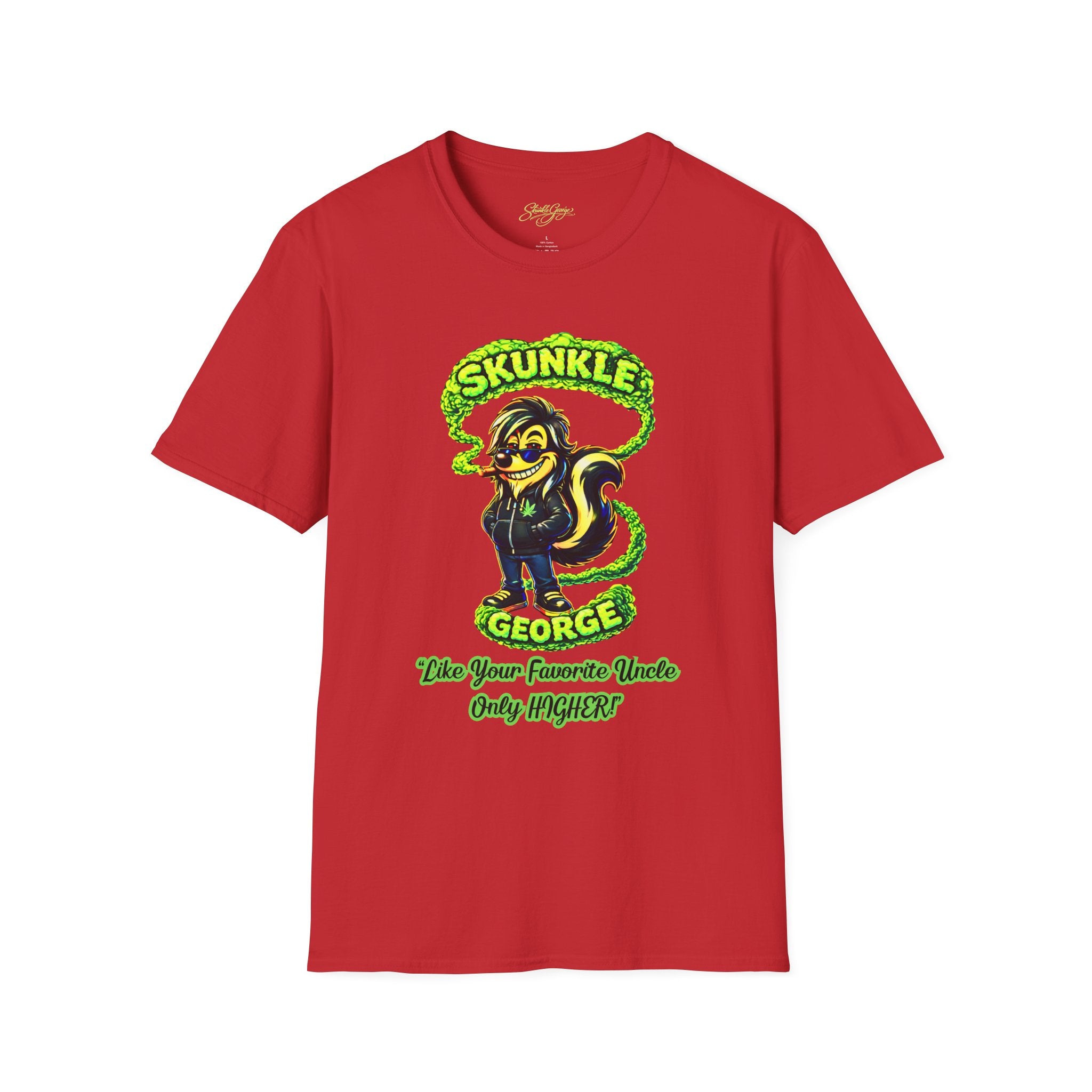 Skunkle George Skunk T-Shirt | Cannabis Canna-Us Graphic Tee