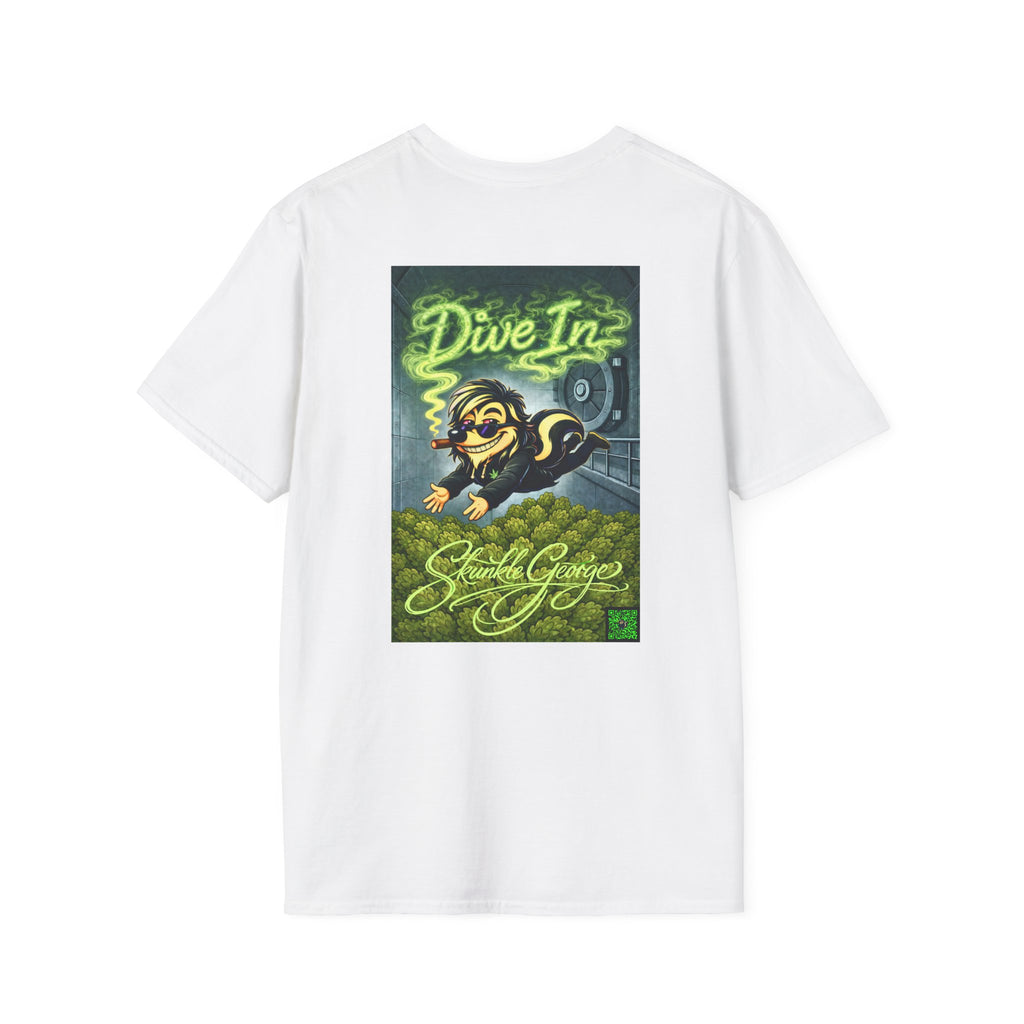 Skunkle George's Canna-Bin Graphic T-Shirt