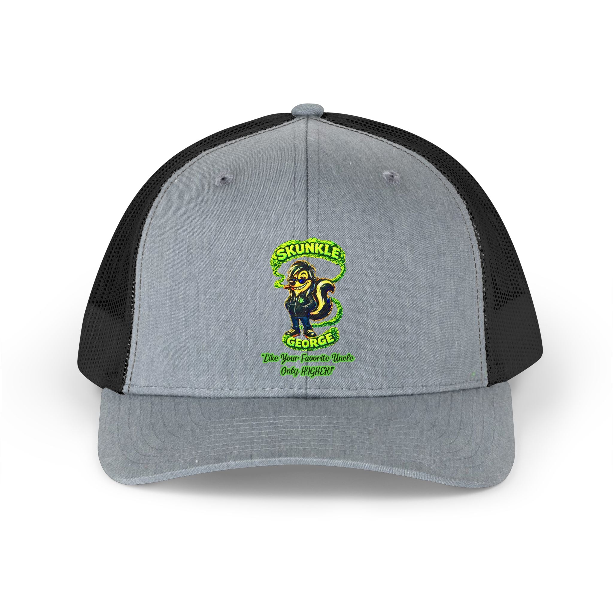 Retro Skunkler Skates Trucker Hat — Vintage Skateboard Patch Cap