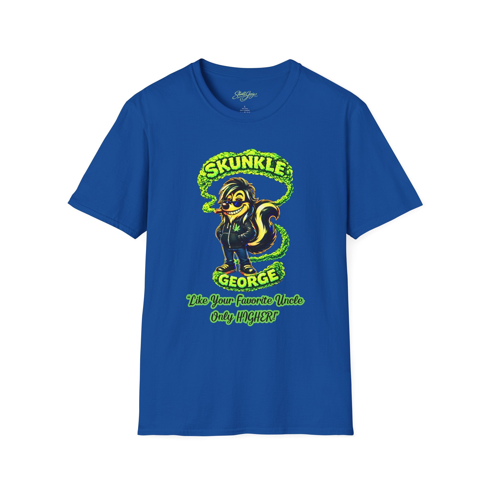 Skunkle George Skunk T-Shirt | Cannabis Canna-Us Graphic Tee