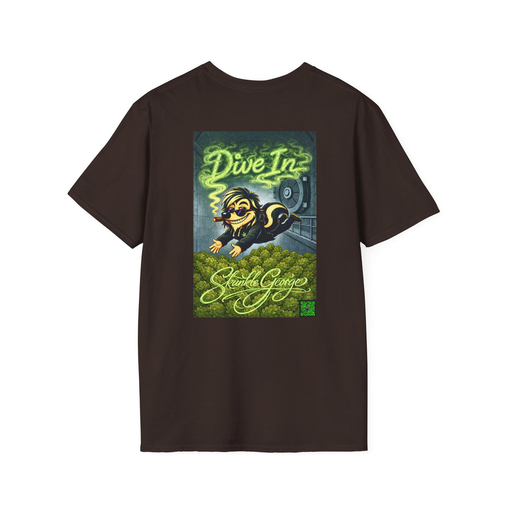 Skunkle George's Canna-Bin Graphic T-Shirt