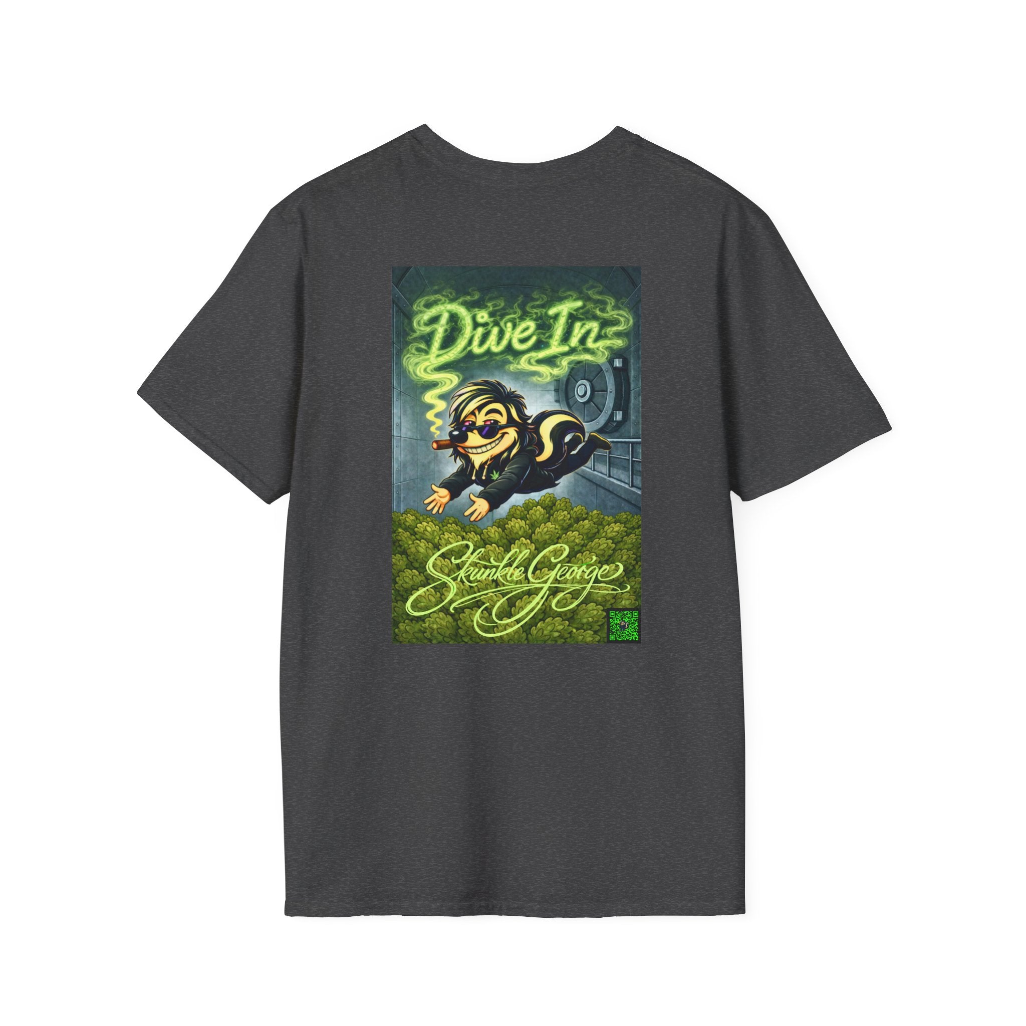 Skunkle George's Canna-Bin Graphic T-Shirt