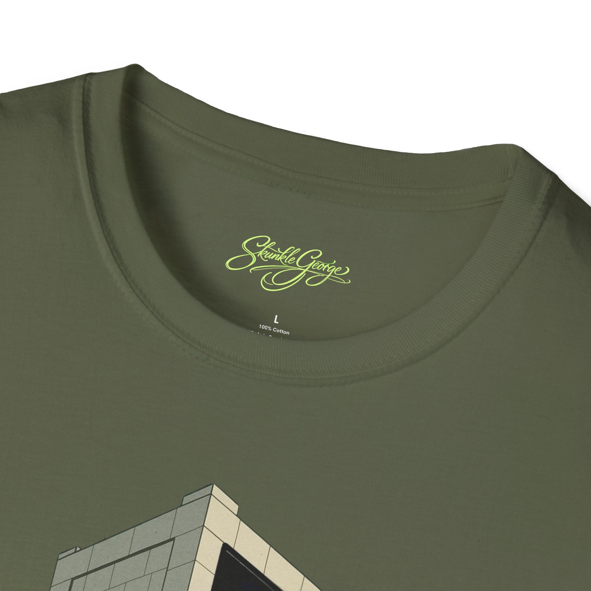Skunkle George's Canna-Bin Graphic T-Shirt