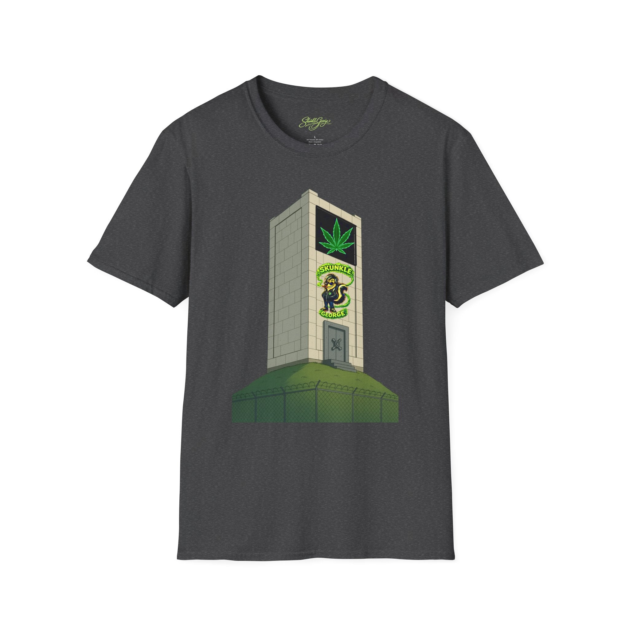 Skunkle George's Canna-Bin Graphic T-Shirt