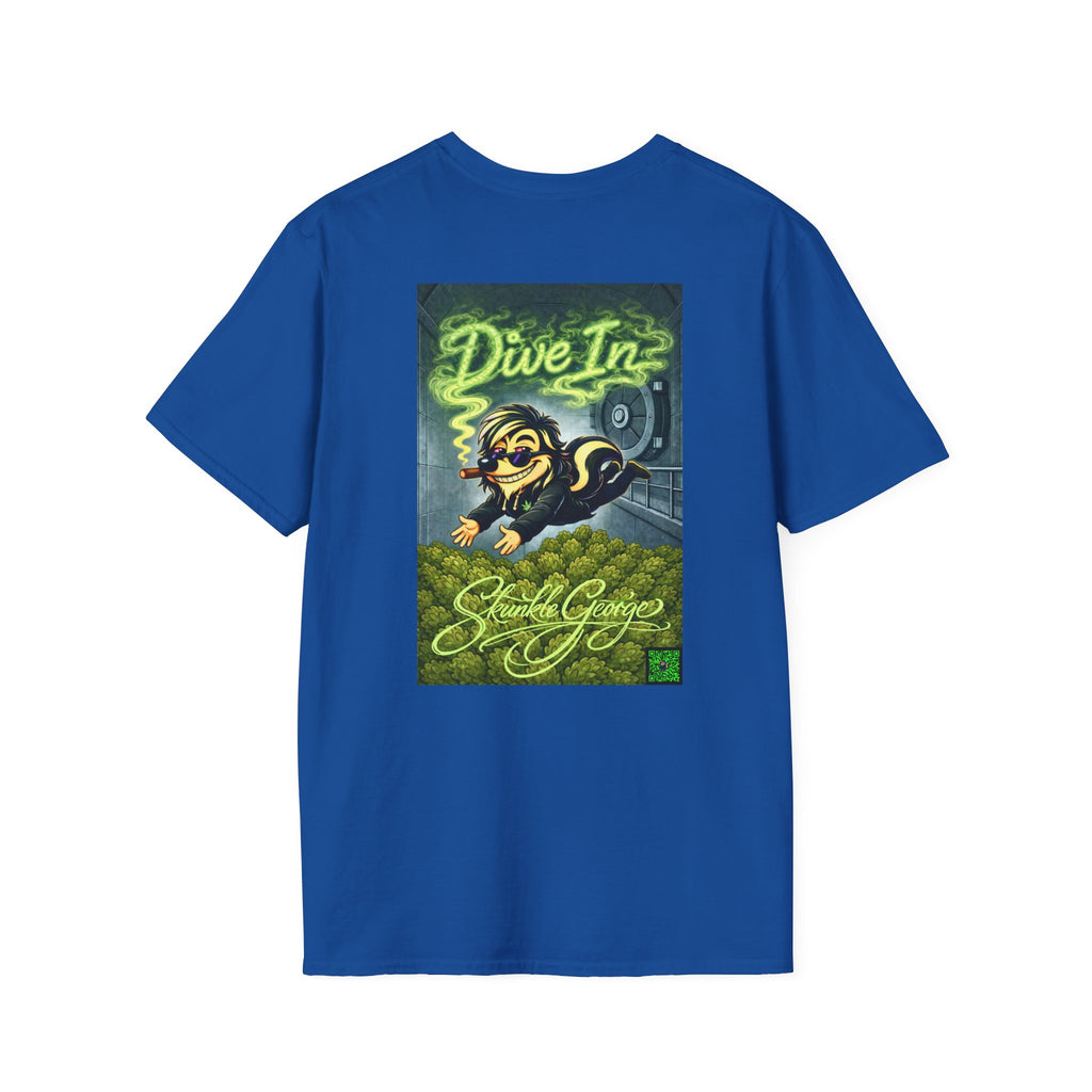 Skunkle George's Canna-Bin Graphic T-Shirt
