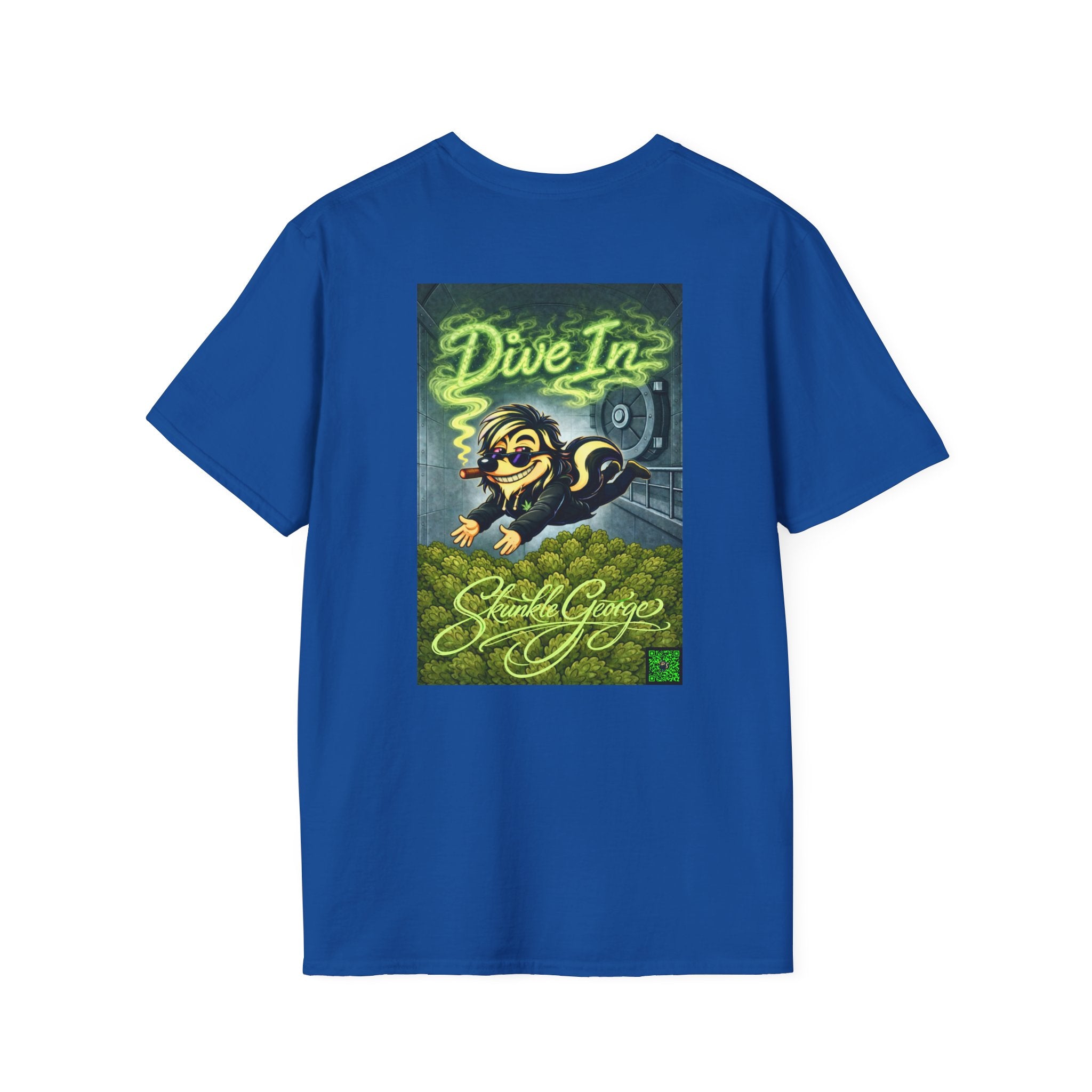 Skunkle George's Canna-Bin Graphic T-Shirt