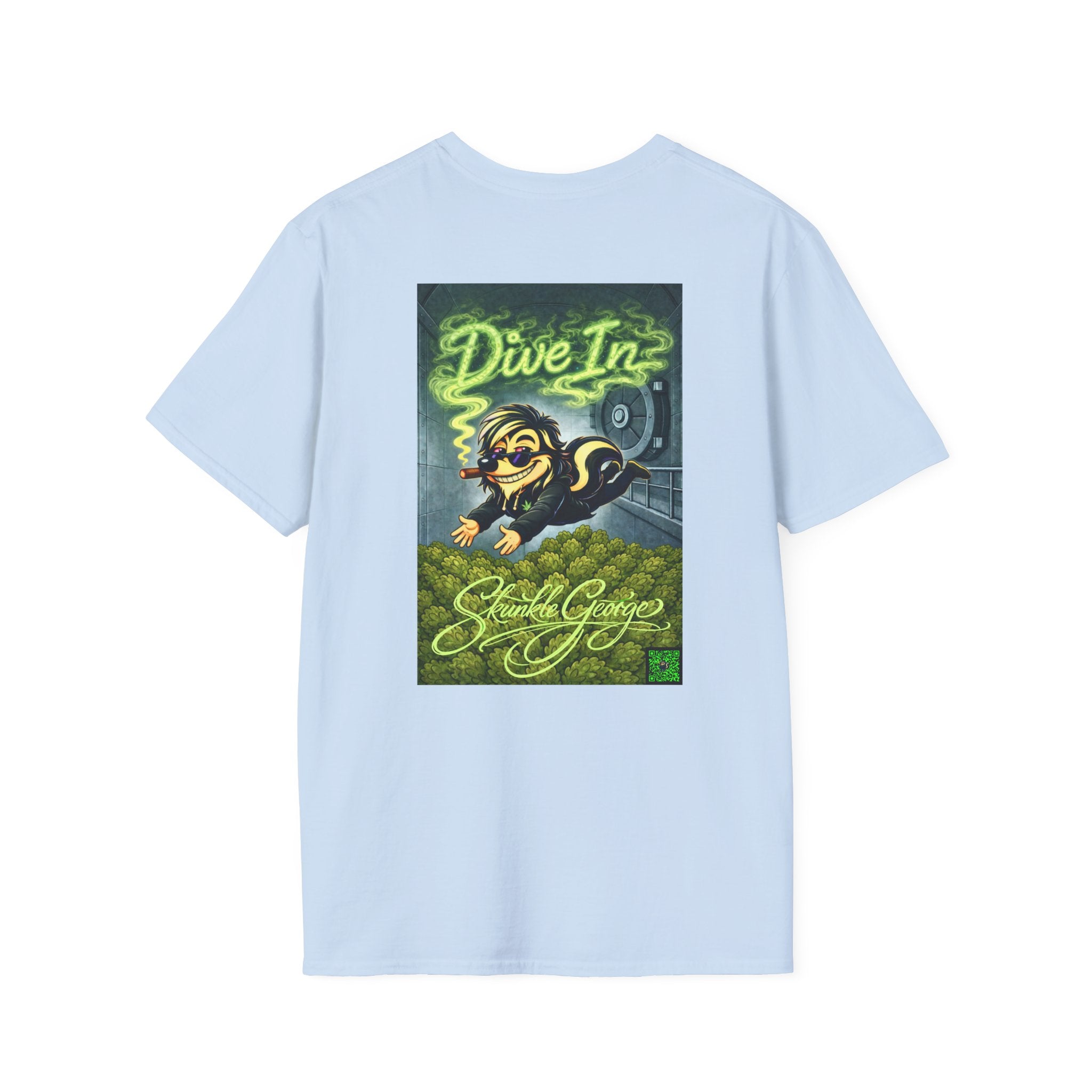 Skunkle George's Canna-Bin Graphic T-Shirt
